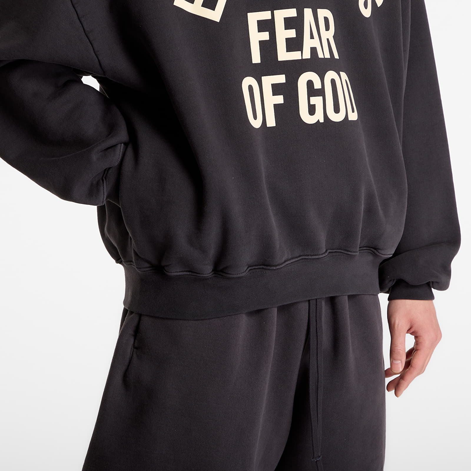 Hoodies och sweatshirts Fear of God Essentials Campus 90'S Hoodie Faded Black
