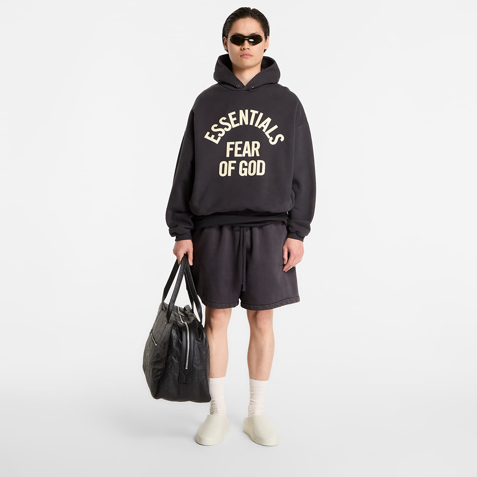 Hoodies och sweatshirts Fear of God Essentials Campus 90'S Hoodie Faded Black