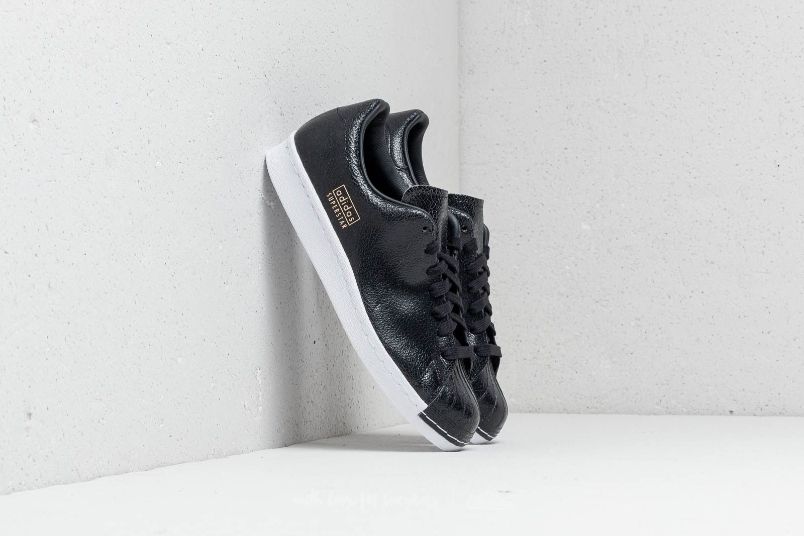 Scarpe uomo adidas Superstar 80s Clean Core Black/ Core Black/ Ftw White