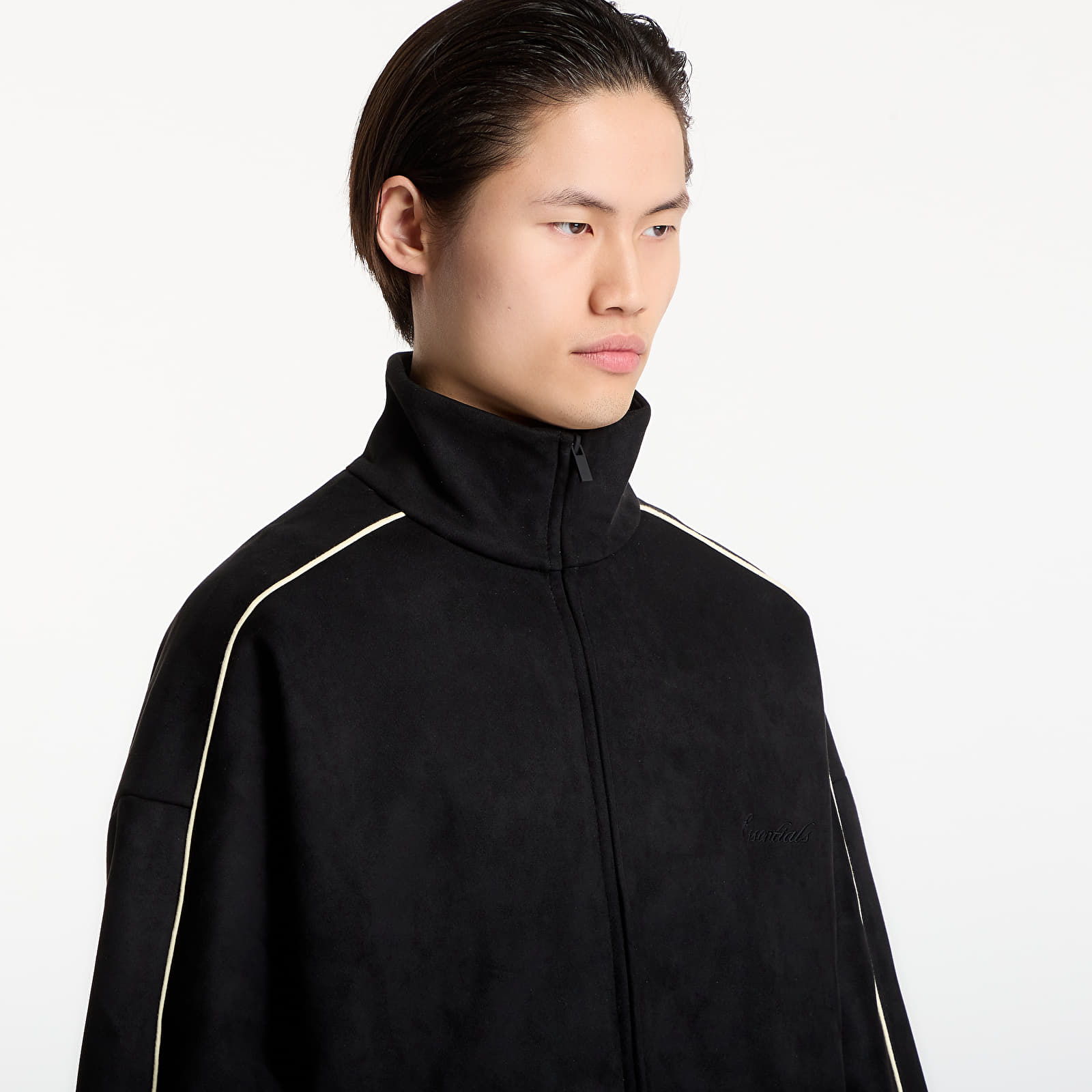 Jakker Fear of God Essentials Signature Modern Track Jacket Vintage Black