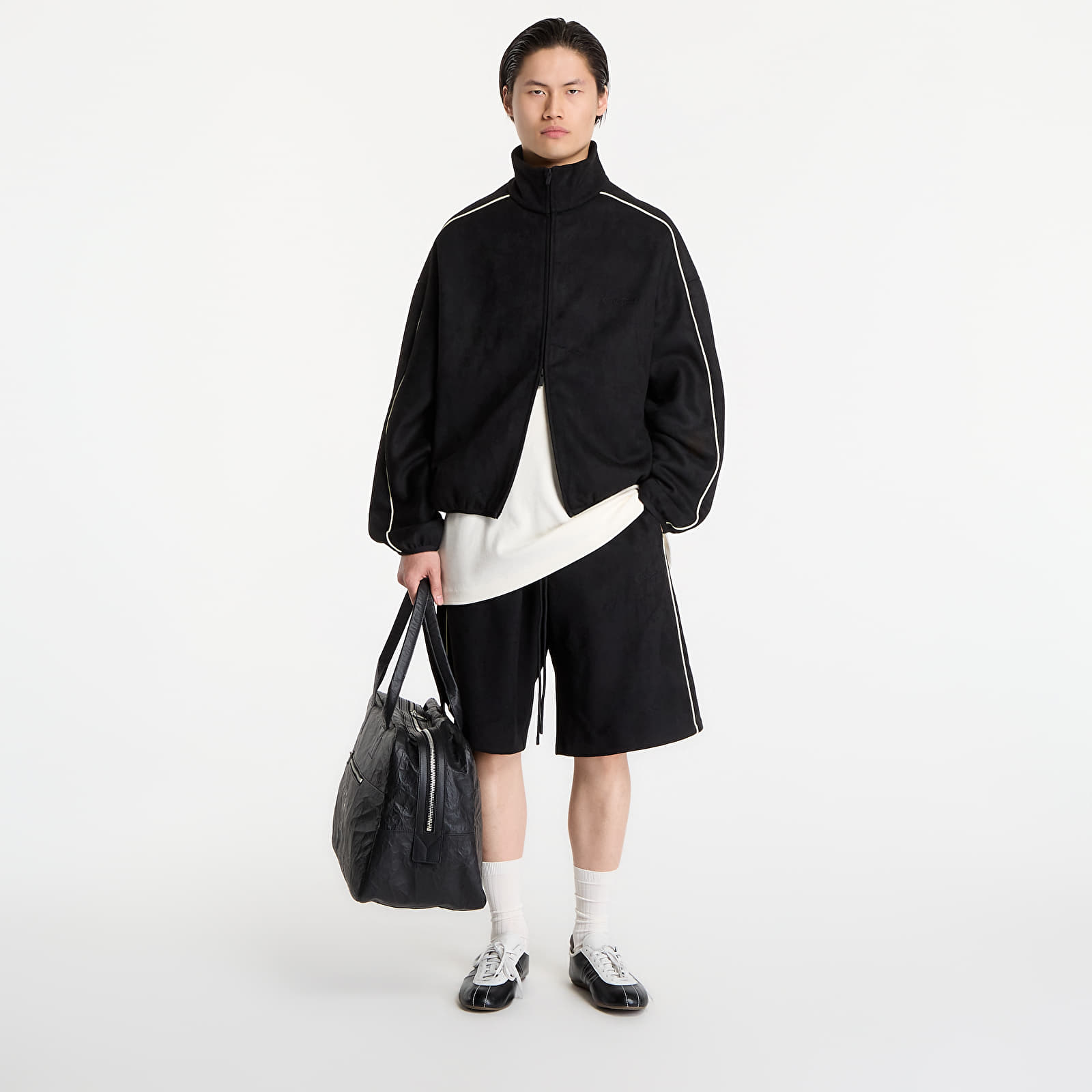 Jakker Fear of God Essentials Signature Modern Track Jacket Vintage Black