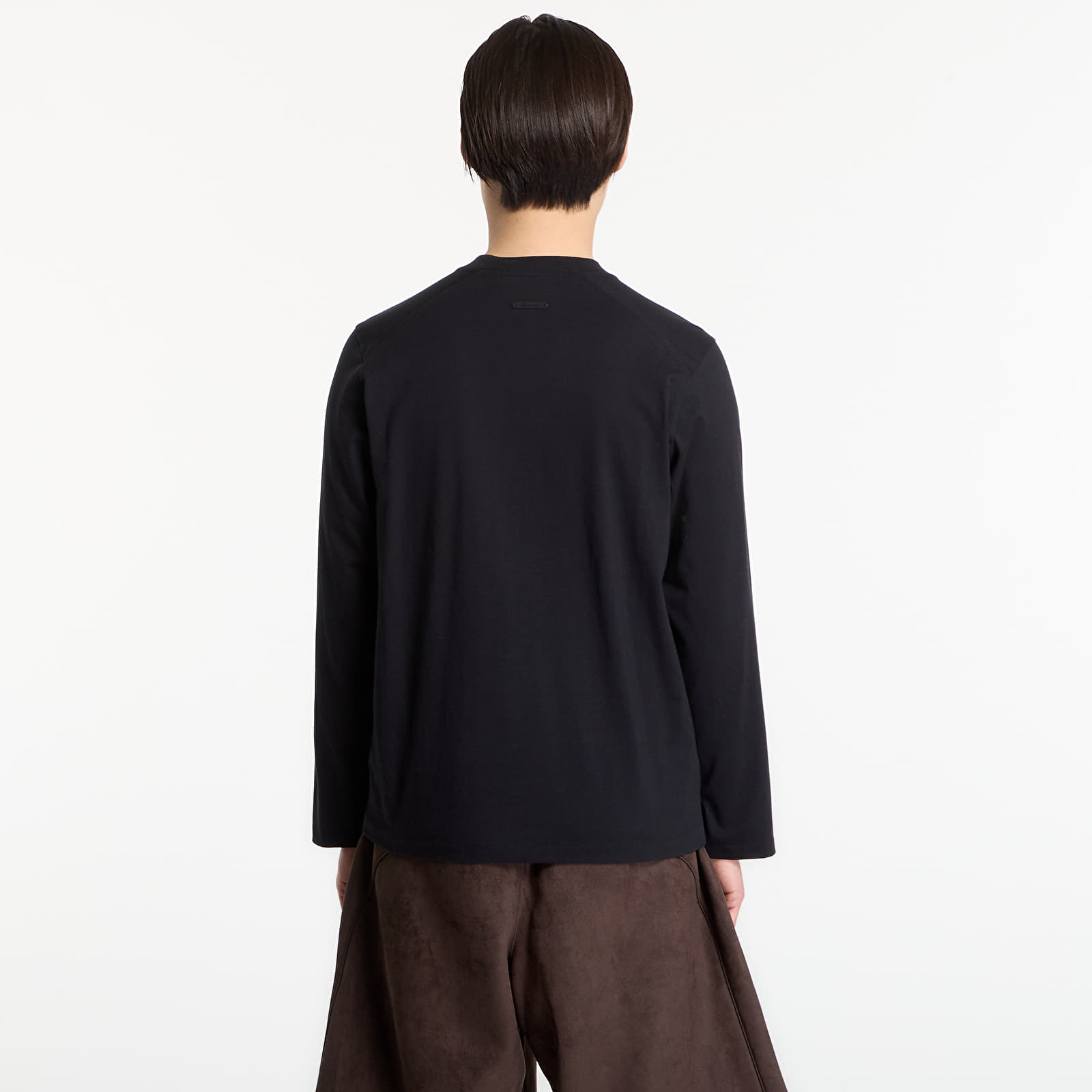Trička Fear of God Essentials Classic Long Sleeve Tee Vintage Black