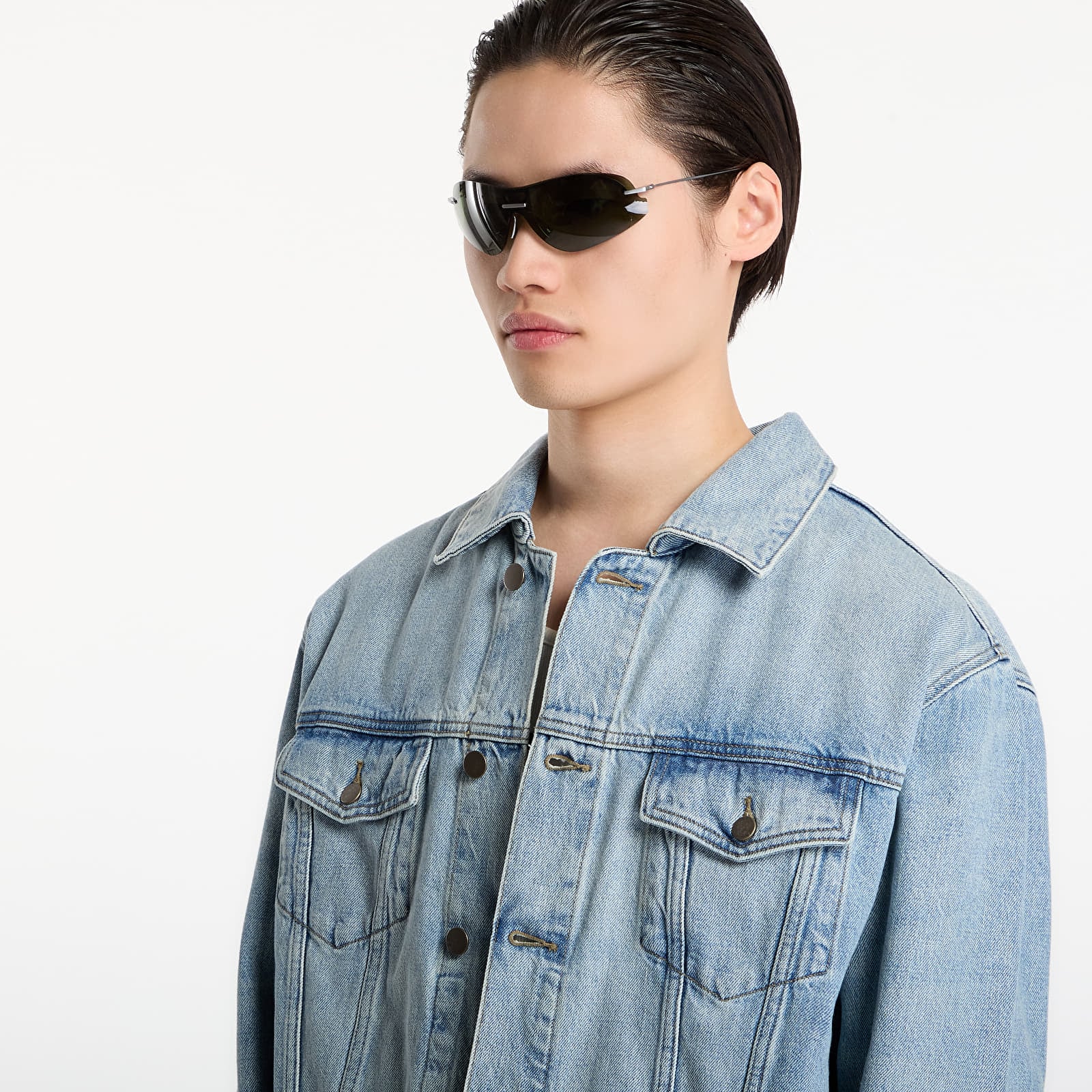 Jakker Fear of God Essentials Classic Denim Jacket Classic Blue