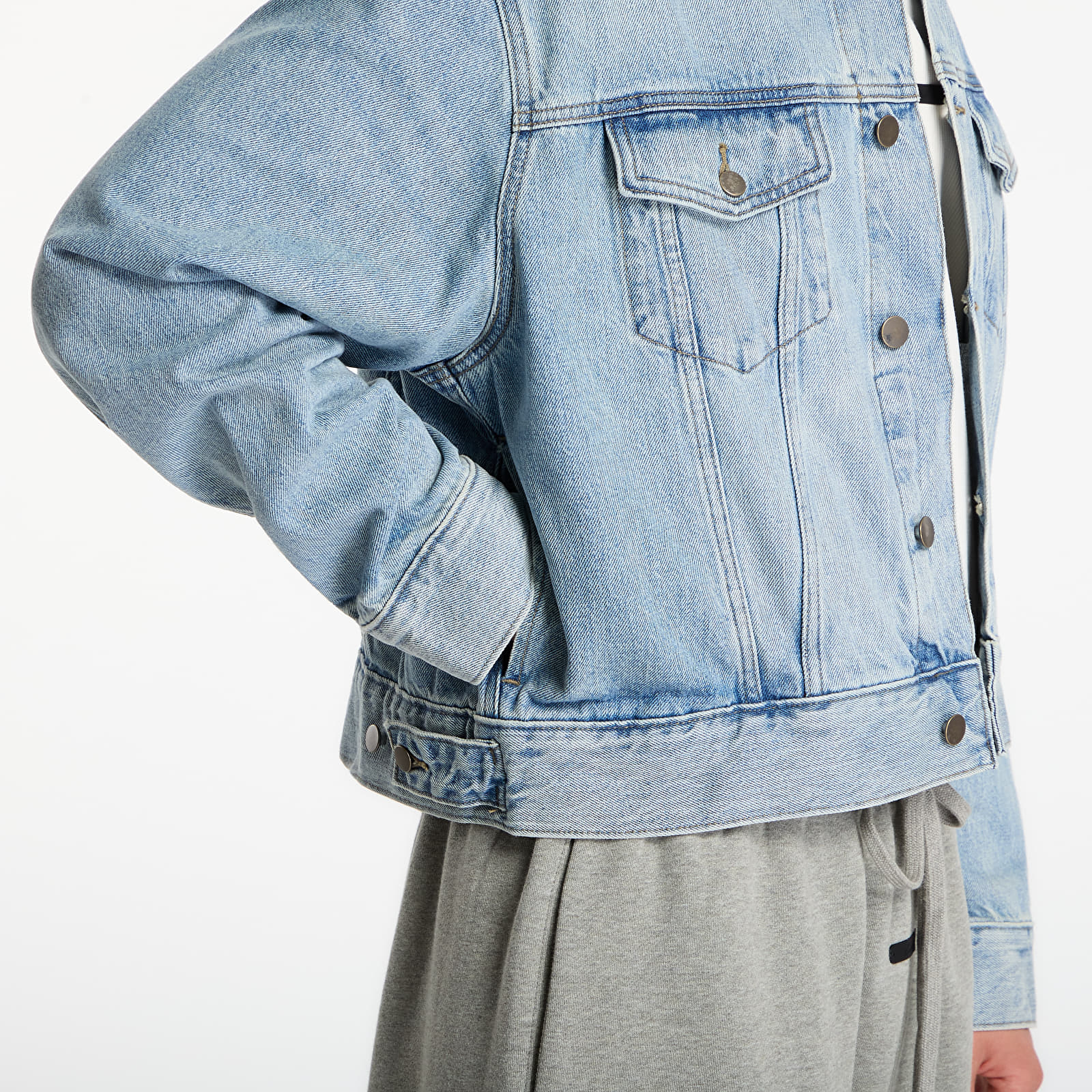 Jakker Fear of God Essentials Classic Denim Jacket Classic Blue