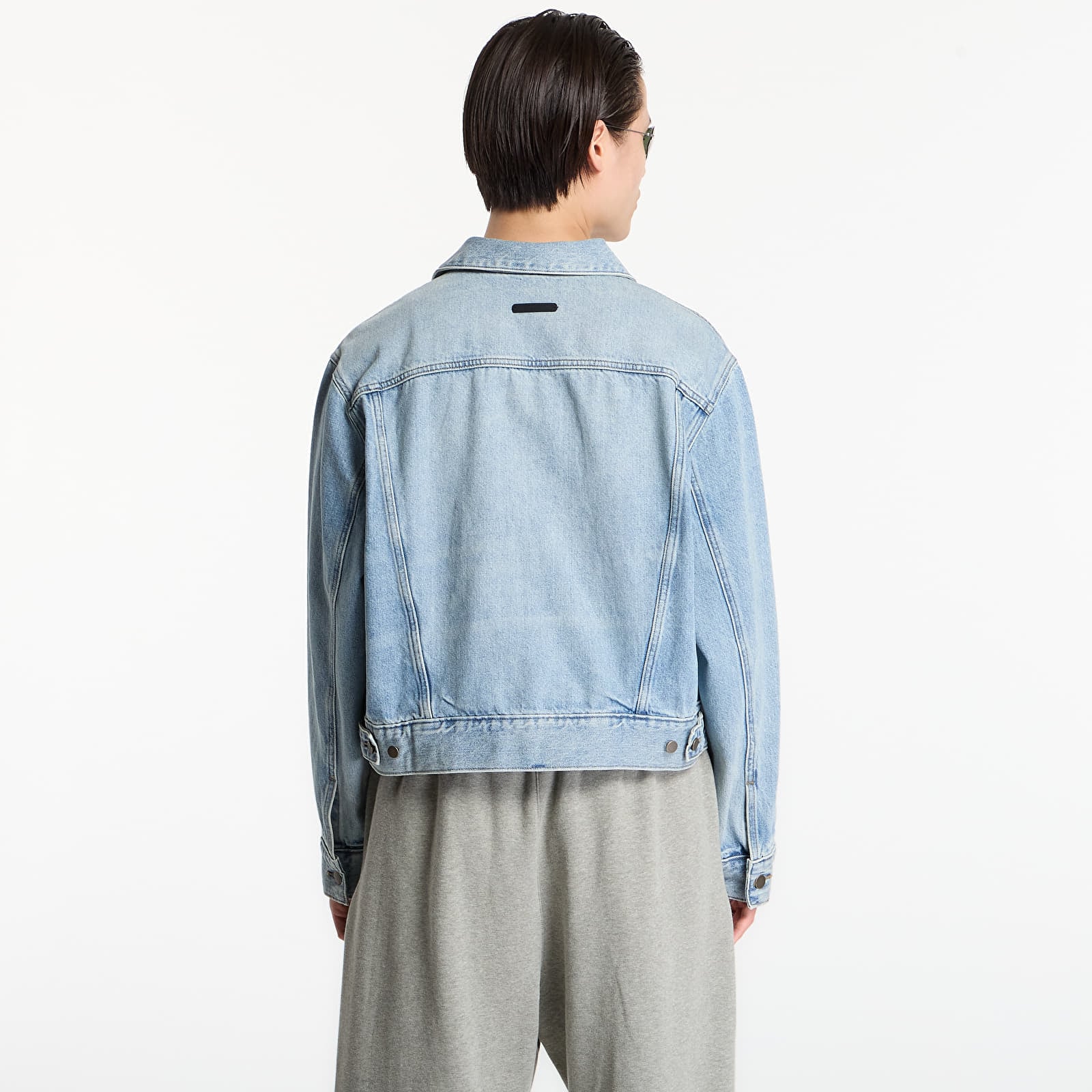 Jakker Fear of God Essentials Classic Denim Jacket Classic Blue