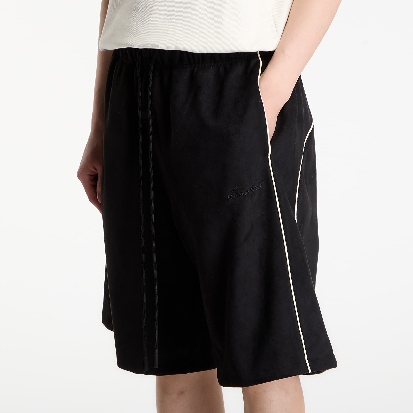 Shorts Fear of God Essentials Signature Relaxed Short Vintage Black