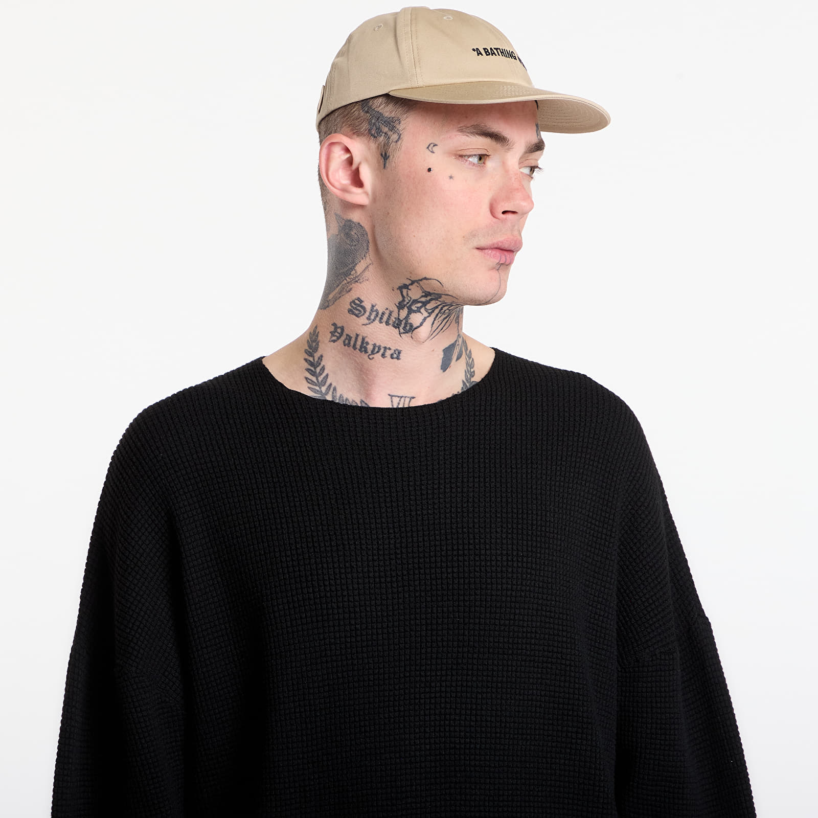 Hoodies and sweatshirts  Fear of God Essentials Signature Waffle 90'S Crewneck Vintage Black