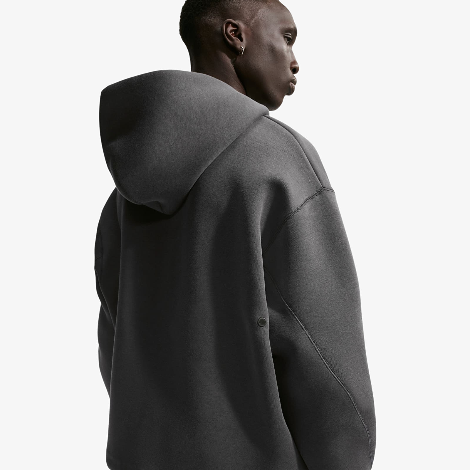 Hoodies och sweatshirts Nike Tech Men's Fleece Full-Zip Hoodie Anthracite/ Black