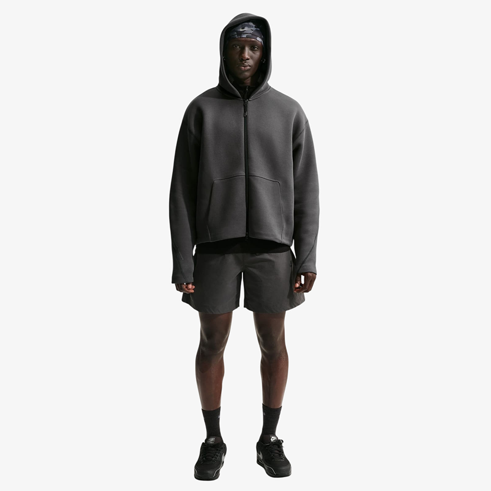 Hoodies och sweatshirts Nike Tech Men's Fleece Full-Zip Hoodie Anthracite/ Black