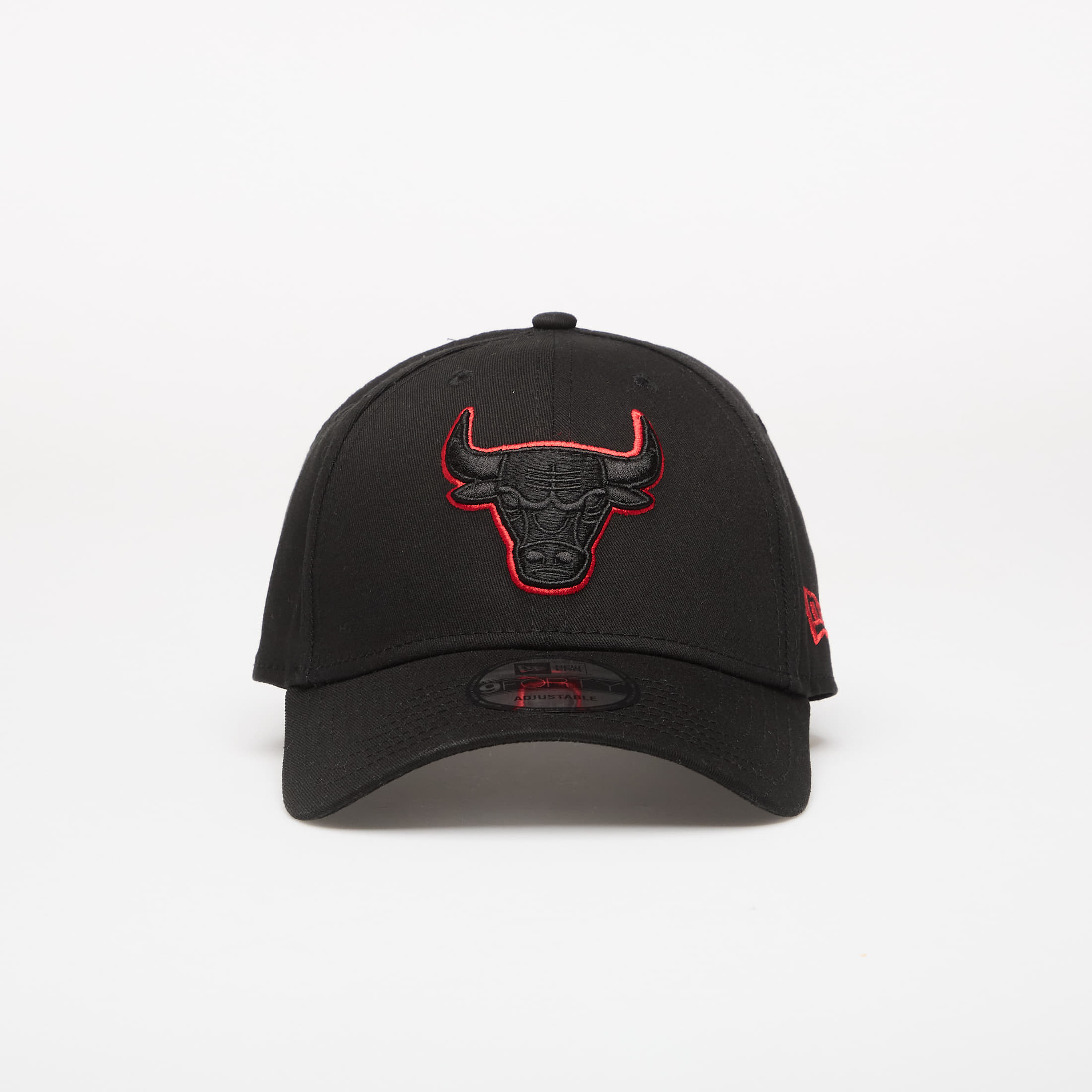 Tappo New Era 9FORTY NBA Team Outline Chicago Bulls Black/ Front Door Red