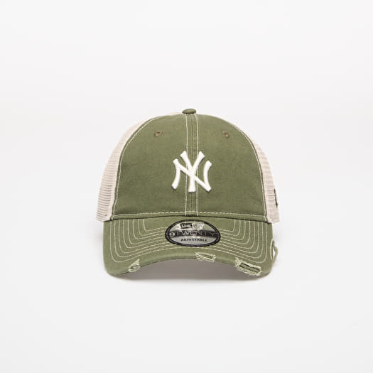Cap New Era 9TWENTY Trucker MLB Cotton Canv New York Yankees New Olive