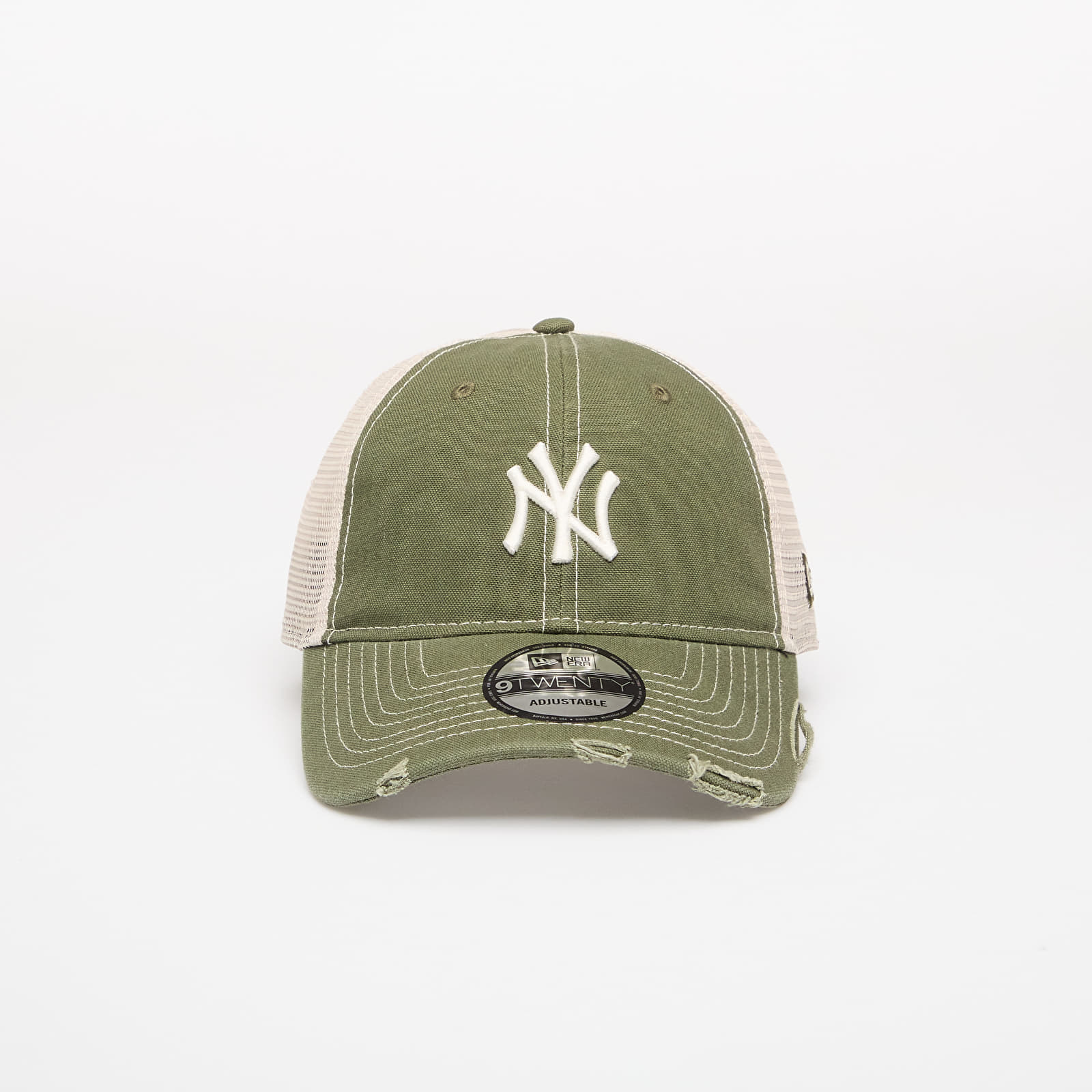 Καπέλα New Era 9TWENTY Trucker MLB Cotton Canv New York Yankees New Olive