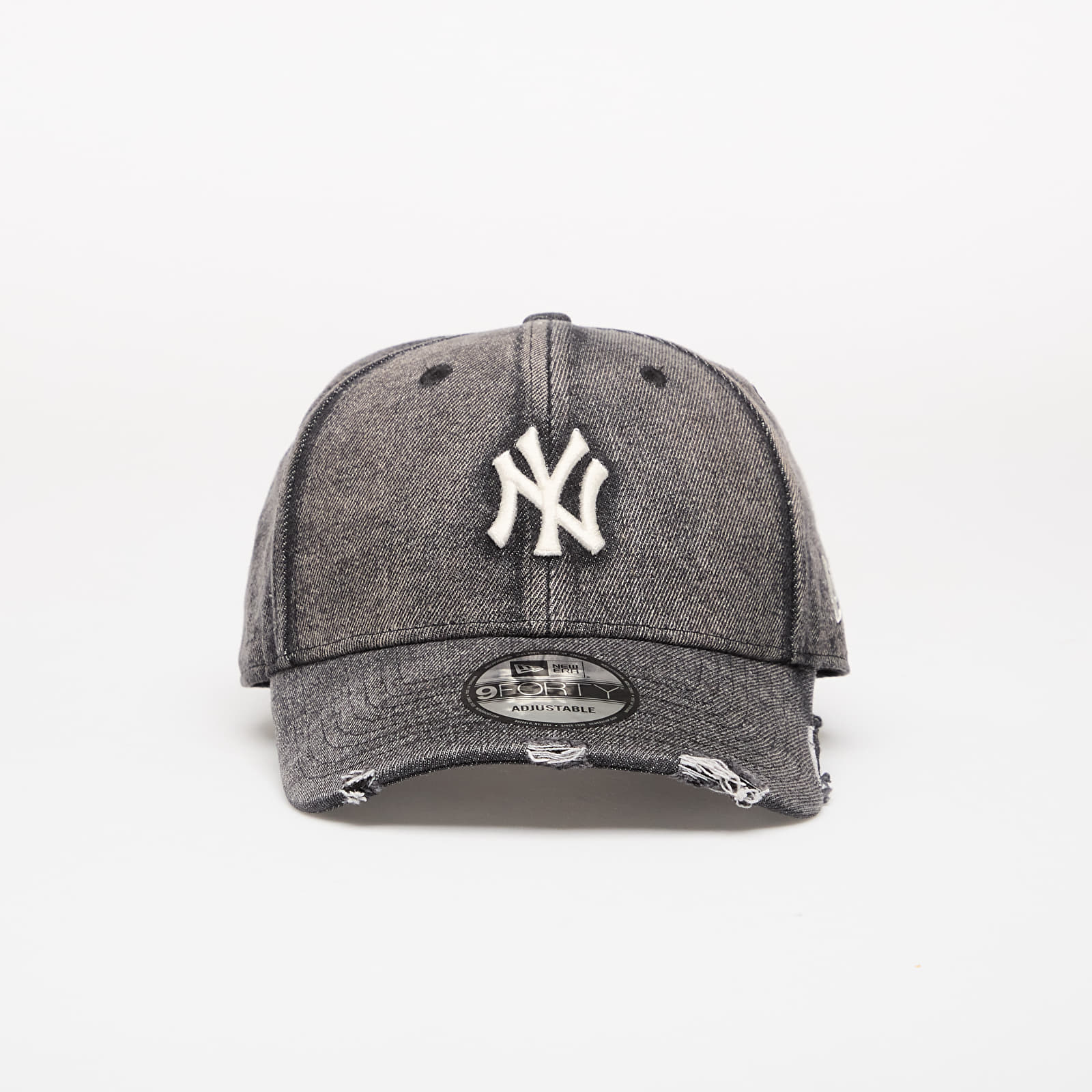 Casquettes New Era 9FORTY MLB Acid Wash Denim New York Yankees Black