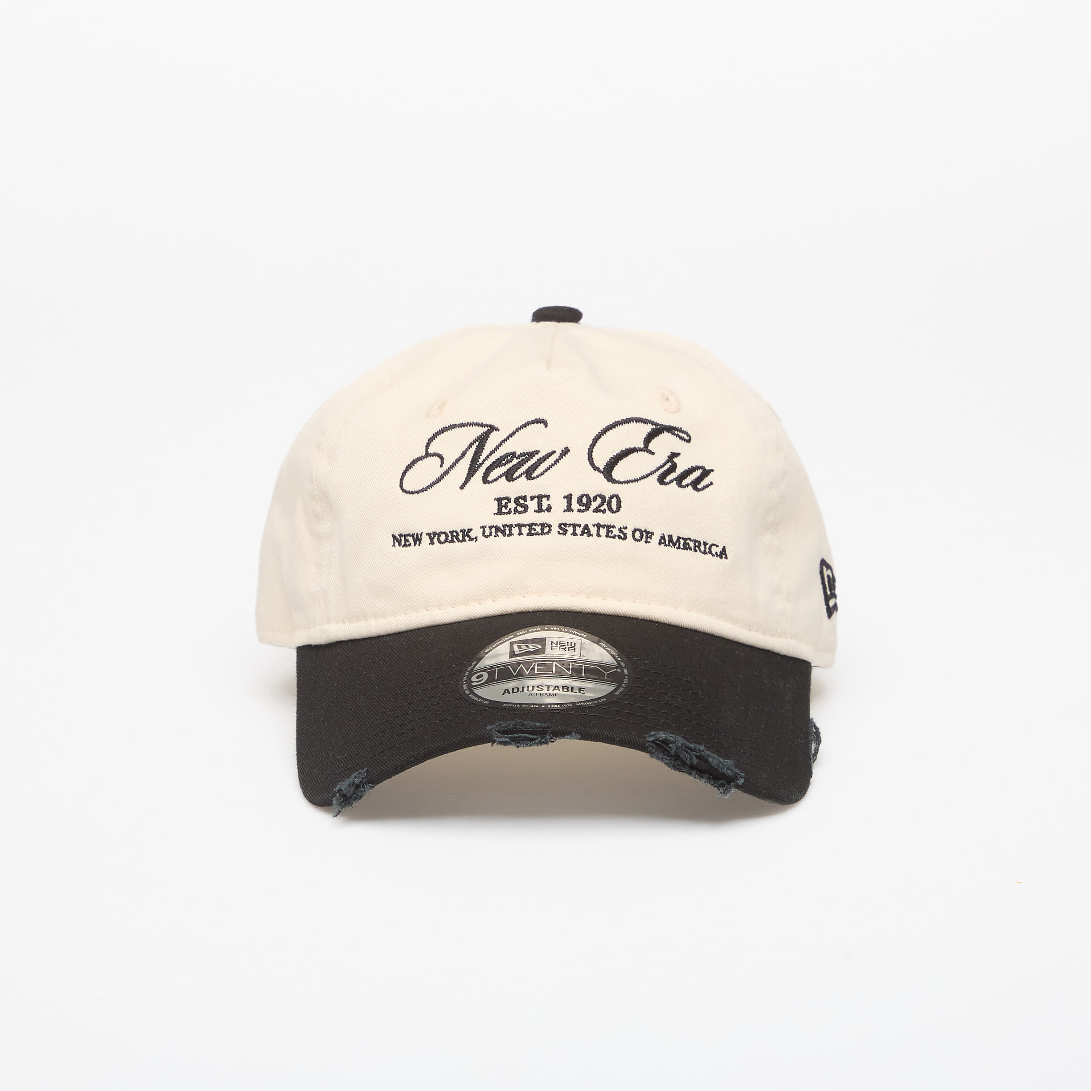 Tappo New Era 9TWENTY Aframe Wash Distress Light Cream/ Black
