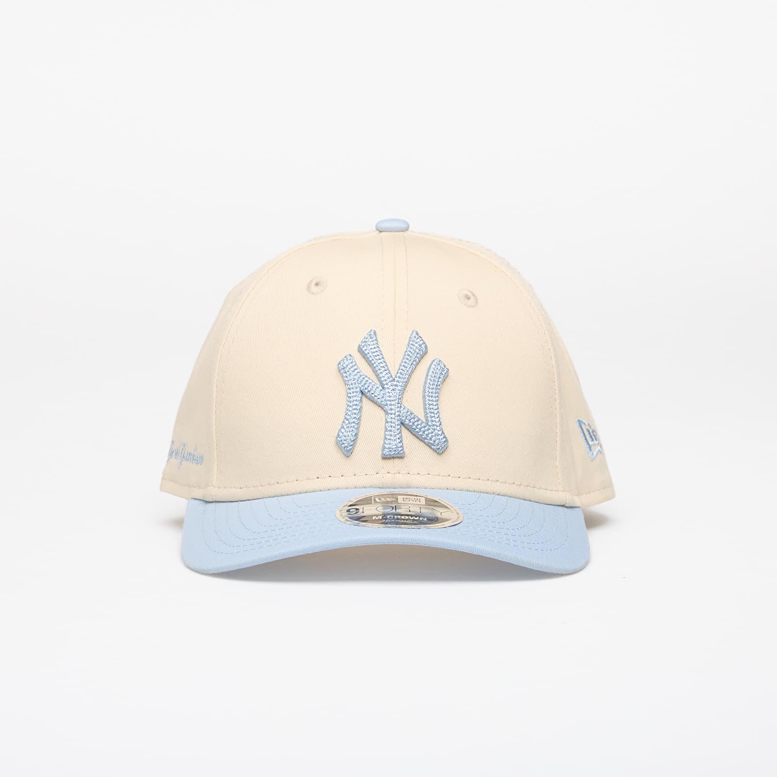 Caps New Era 9FORTY MC MLB Side Script New York Yankees Light Cream/ SFB