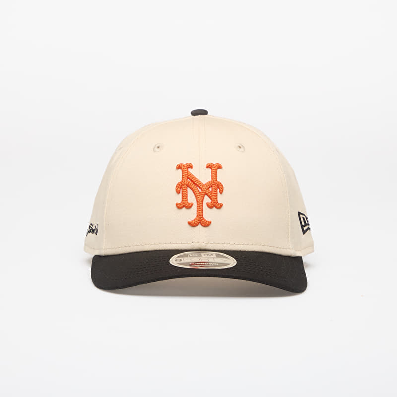 Tappo New Era 9FORTY MC MLB Side Script New York Mets Light Cream/ Black