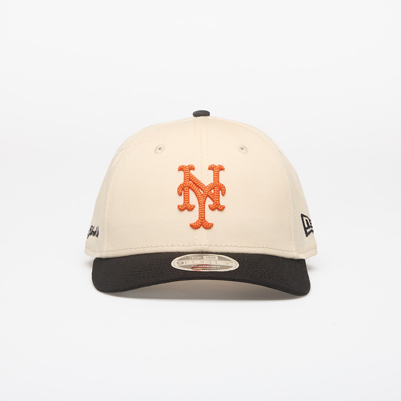 Kšiltovky New Era 9FORTY MC MLB Side Script New York Mets Light Cream/ Black