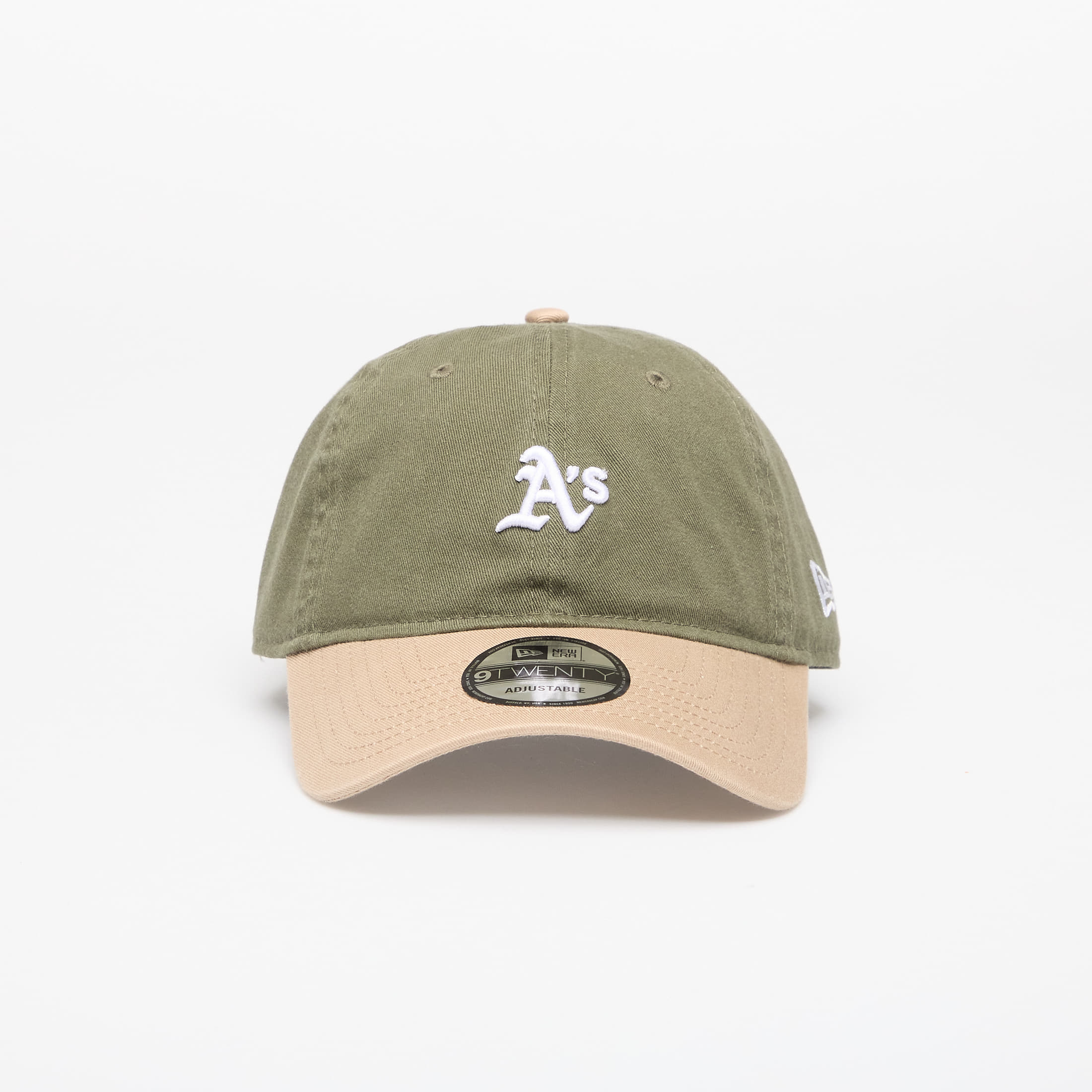 Tappo New Era 9TWENTY Mini Washed Contrast Oakland Athletics New Olive/ Camel
