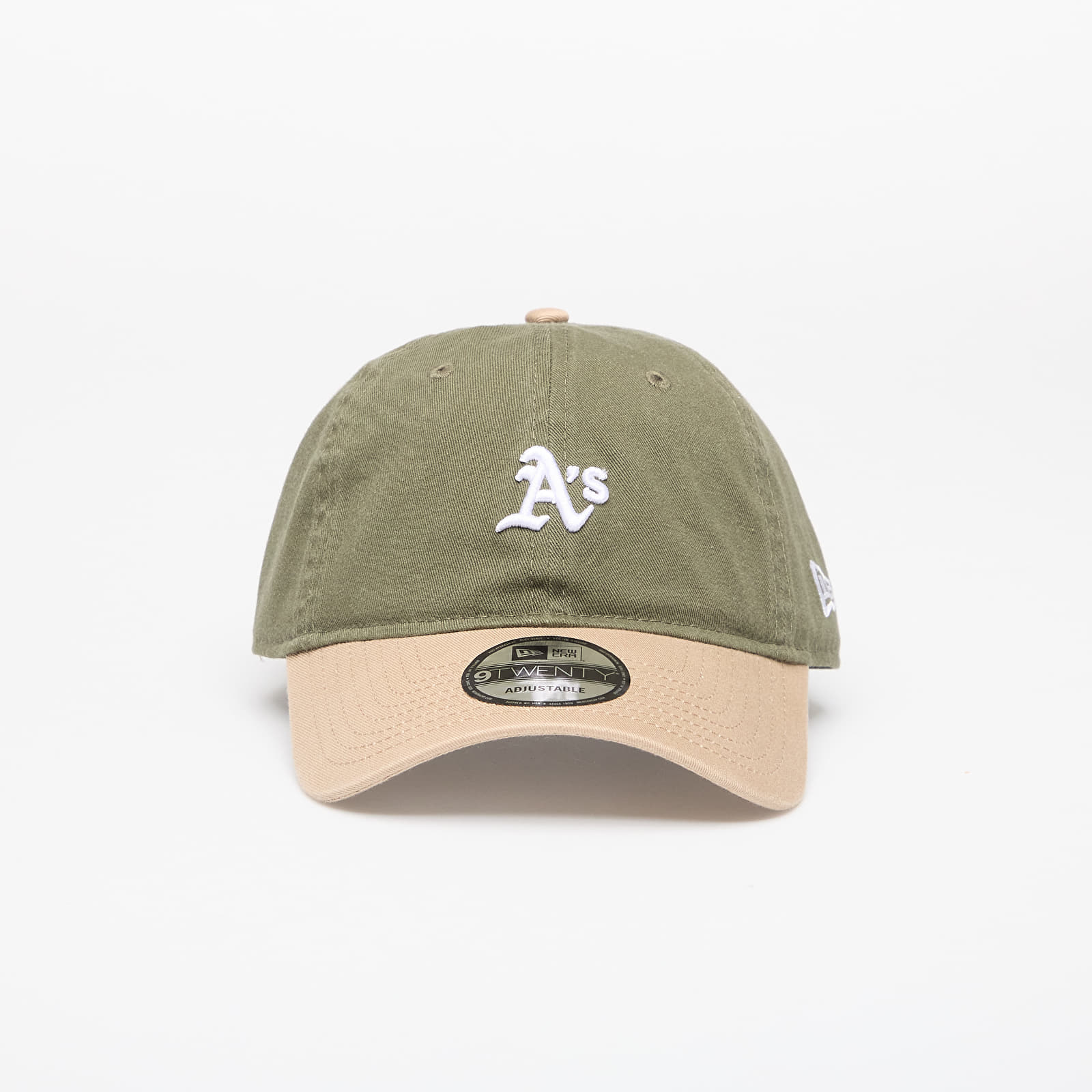 Čepice New Era 9TWENTY Mini Washed Contrast Oakland Athletics New Olive/ Camel