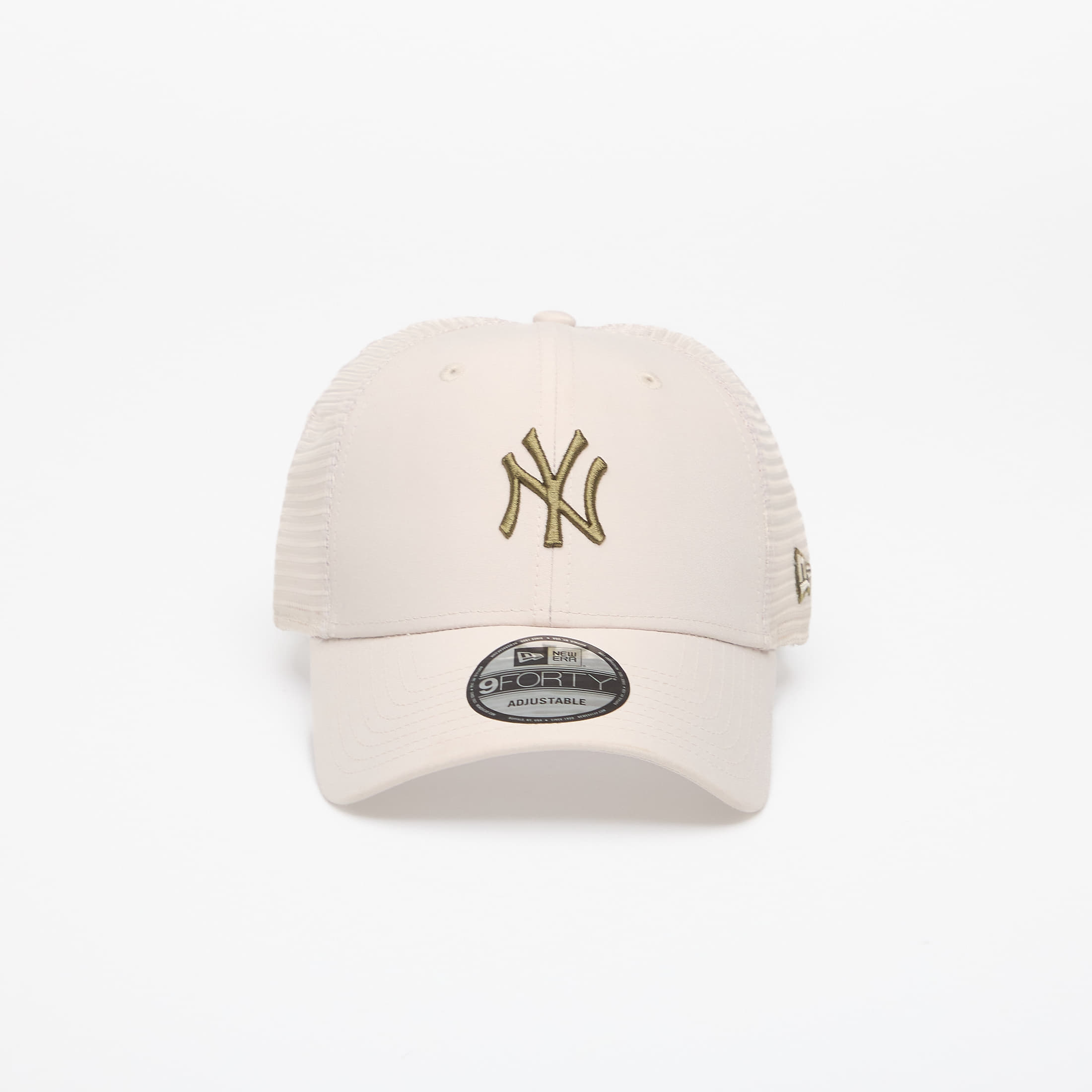 Levně Kšiltovka New Era 9FORTY Trucker MLB Midi Homefield New York Yankees Stone/ New Olive Universal
