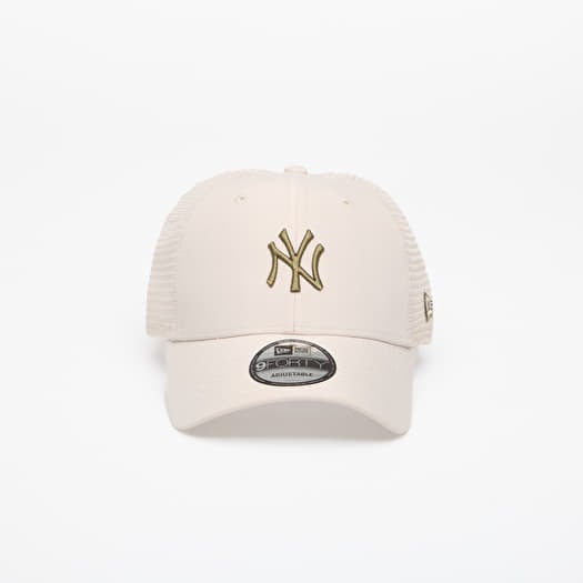 Keps New Era 9FORTY Trucker MLB Midi Homefield New York Yankees Stone/ New Olive