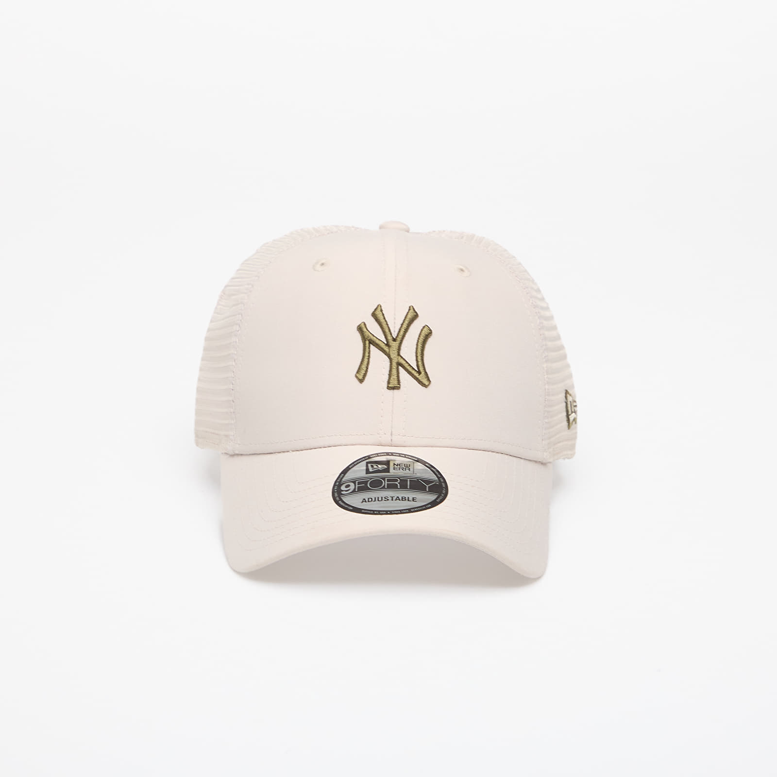 Casquettes New Era 9FORTY Trucker MLB Midi Homefield New York Yankees Stone/ New Olive