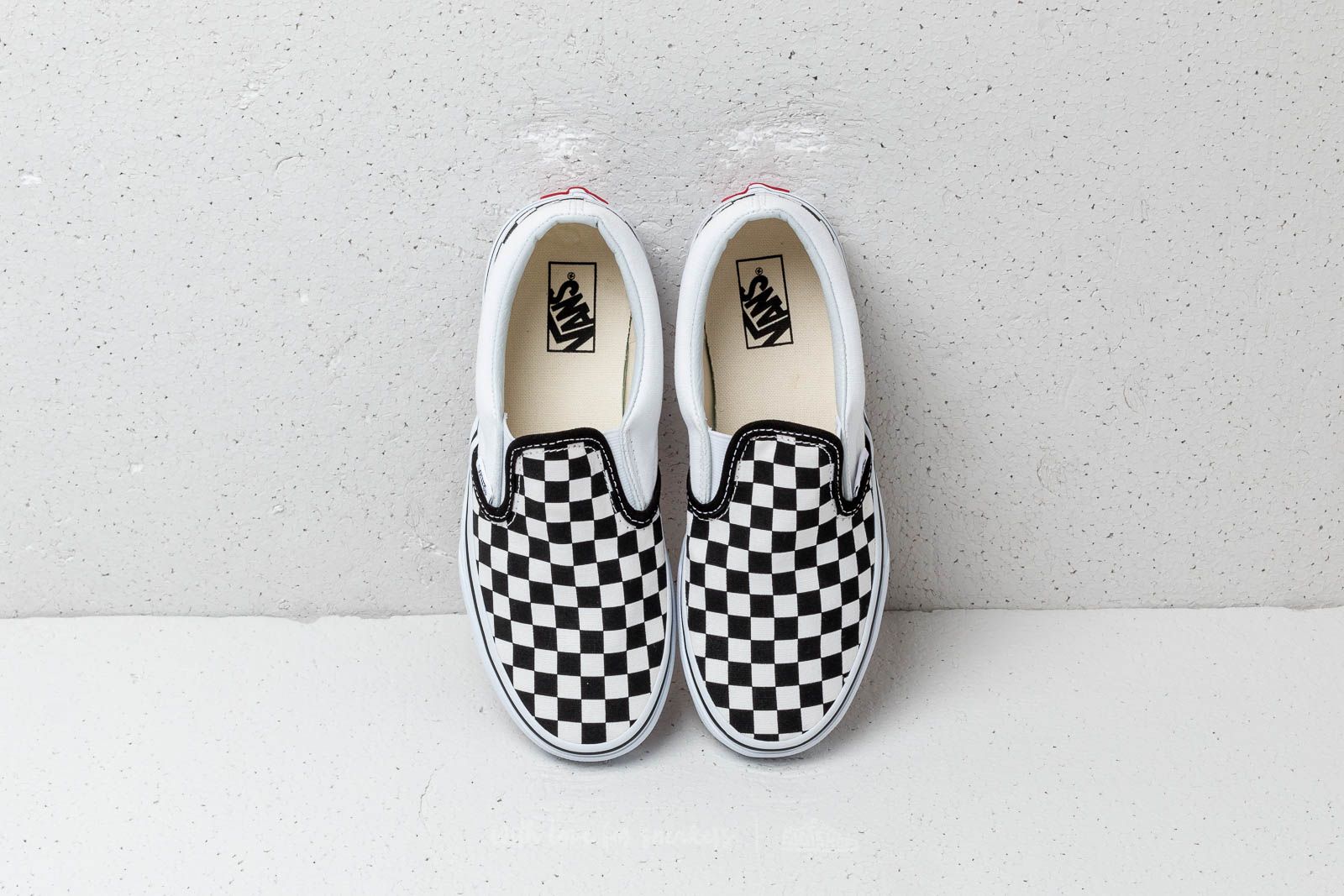 Vaikų sportbačiai ir batai Vans Classic Slip-On (Checkerboard) Black/ True White