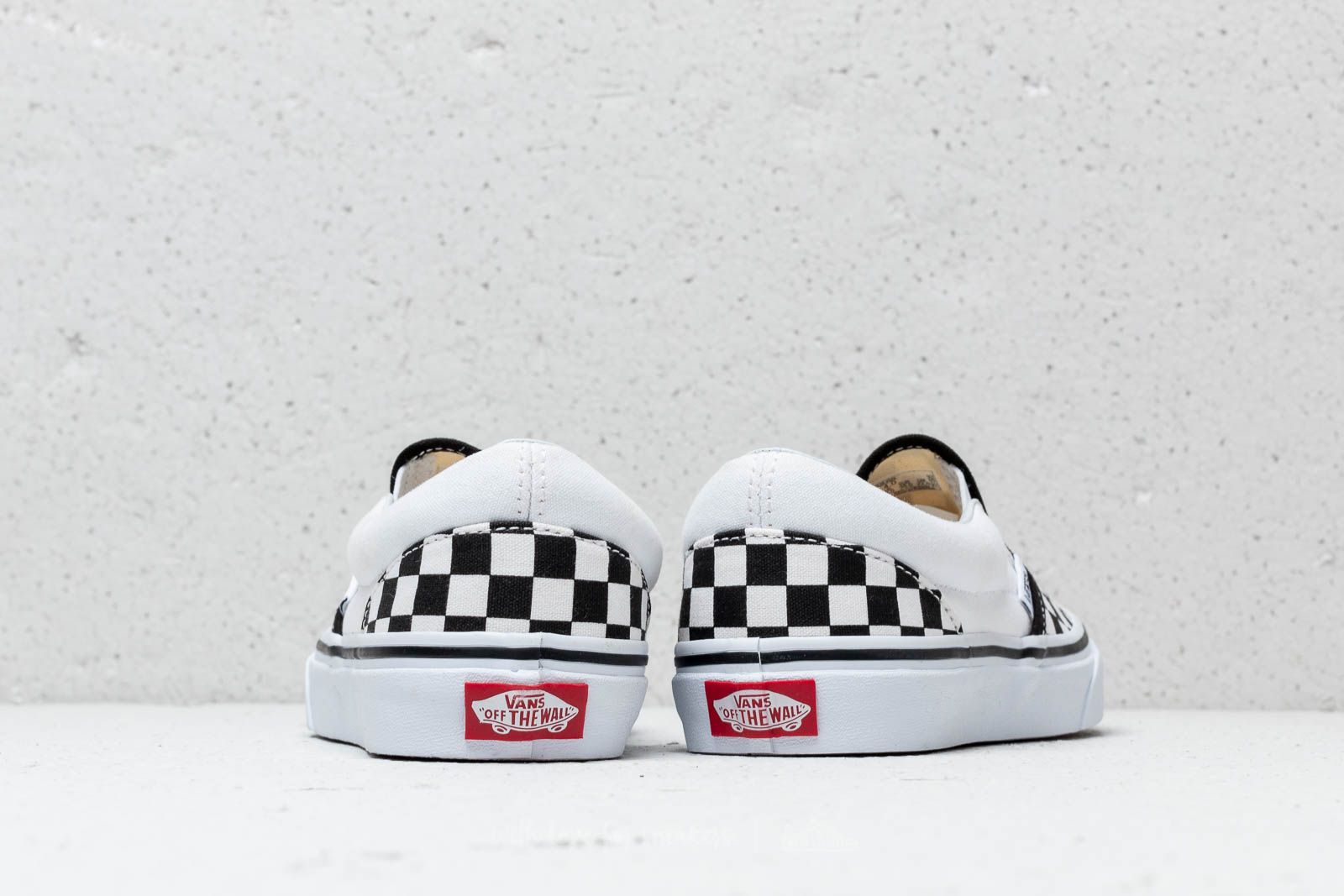 Vaikų sportbačiai ir batai Vans Classic Slip-On (Checkerboard) Black/ True White
