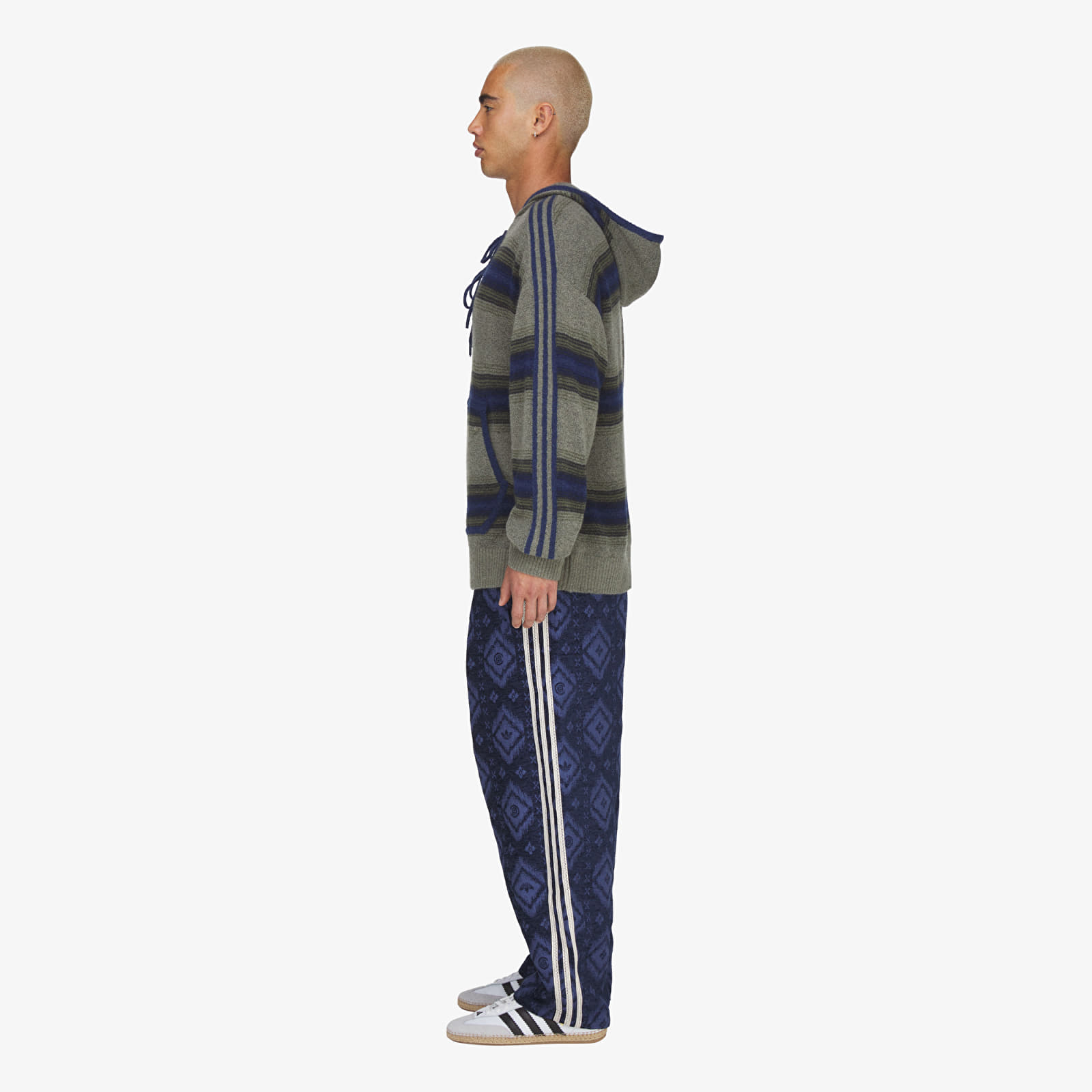 Jachete pentru bărbați adidas x Clot Baja Jacket By Edison Chen UNISEX Trace Khaki/ Tech Indigo