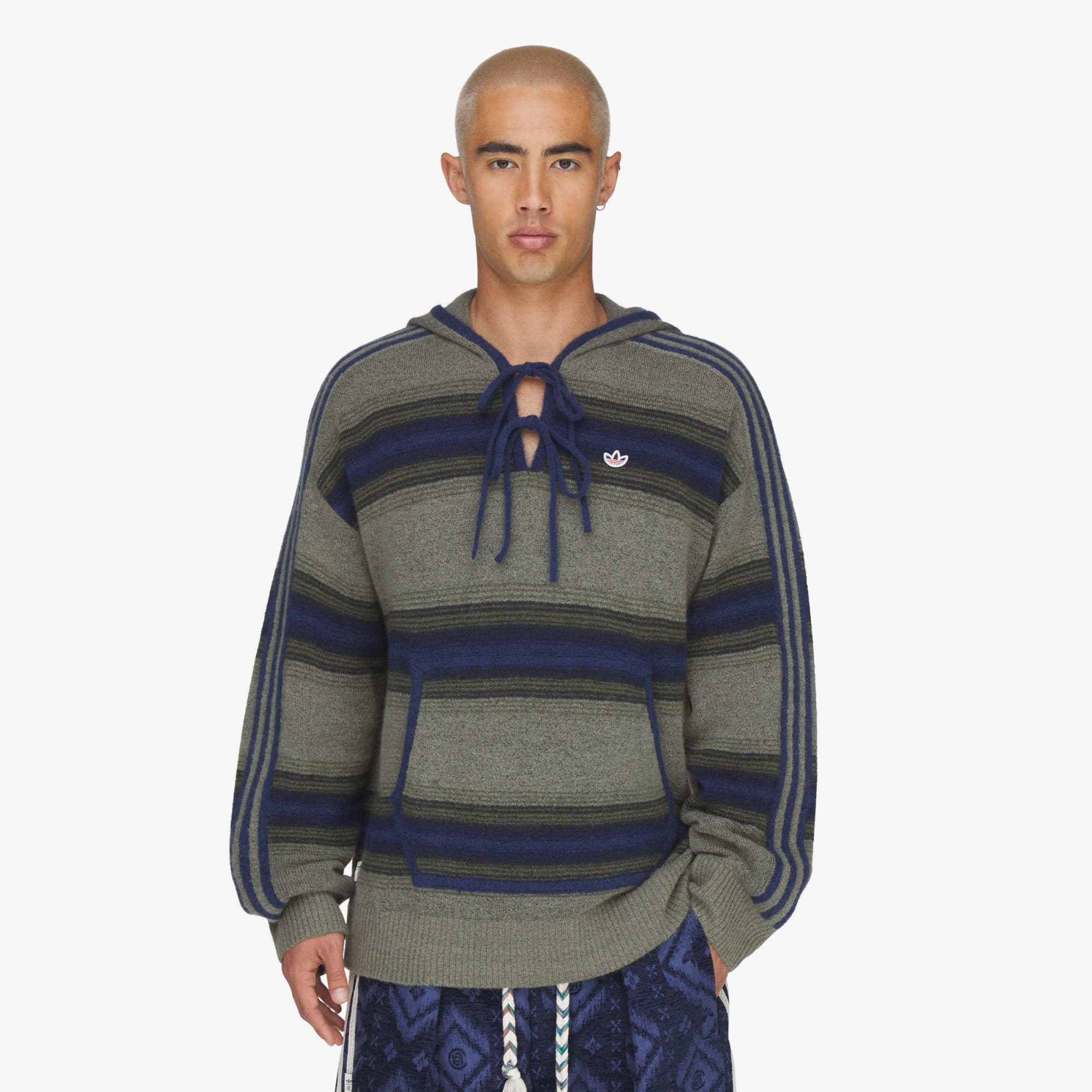 Jachetă adidas x Clot Baja Jacket By Edison Chen UNISEX Trace Khaki/ Tech Indigo XL