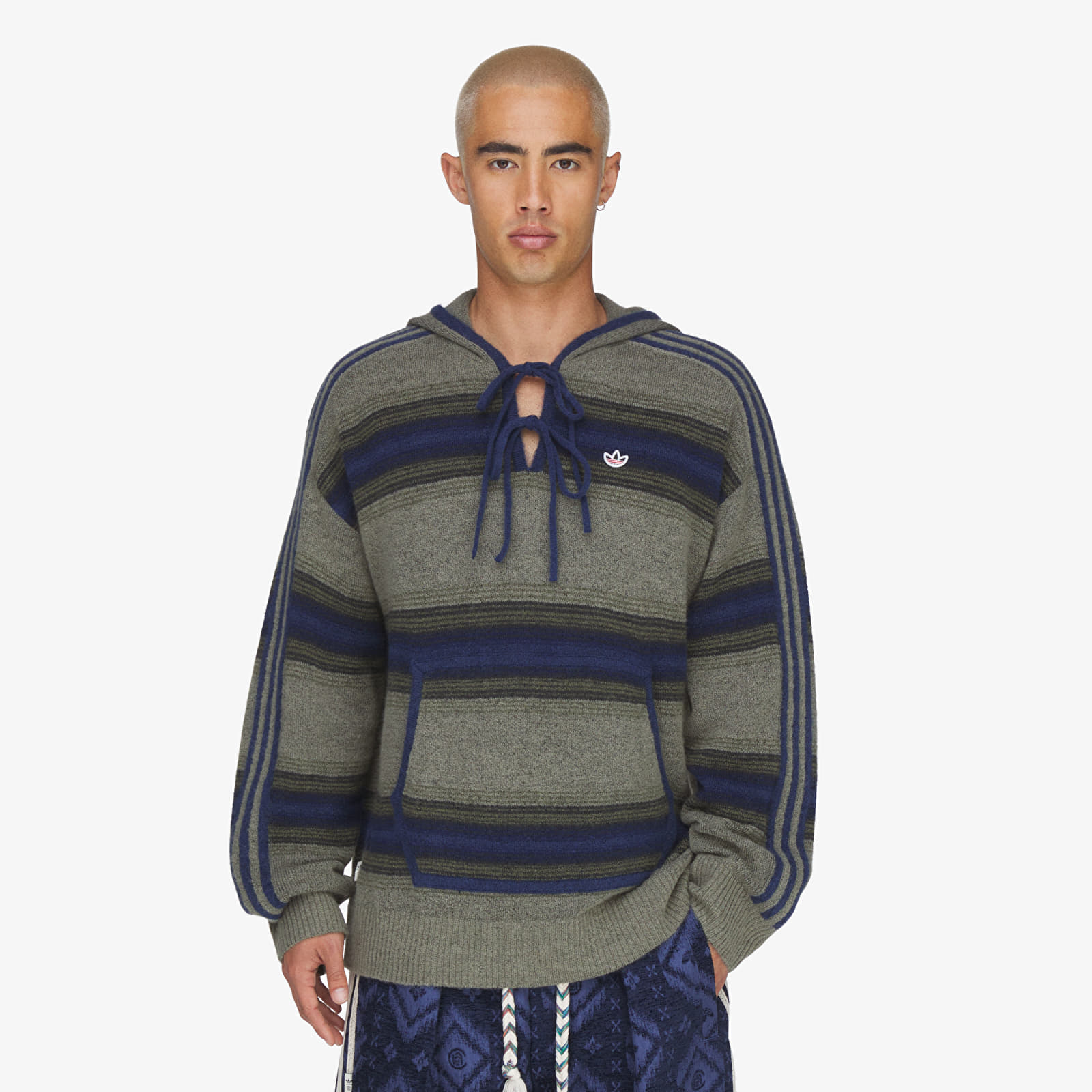Jachete pentru bărbați adidas x Clot Baja Jacket By Edison Chen UNISEX Trace Khaki/ Tech Indigo