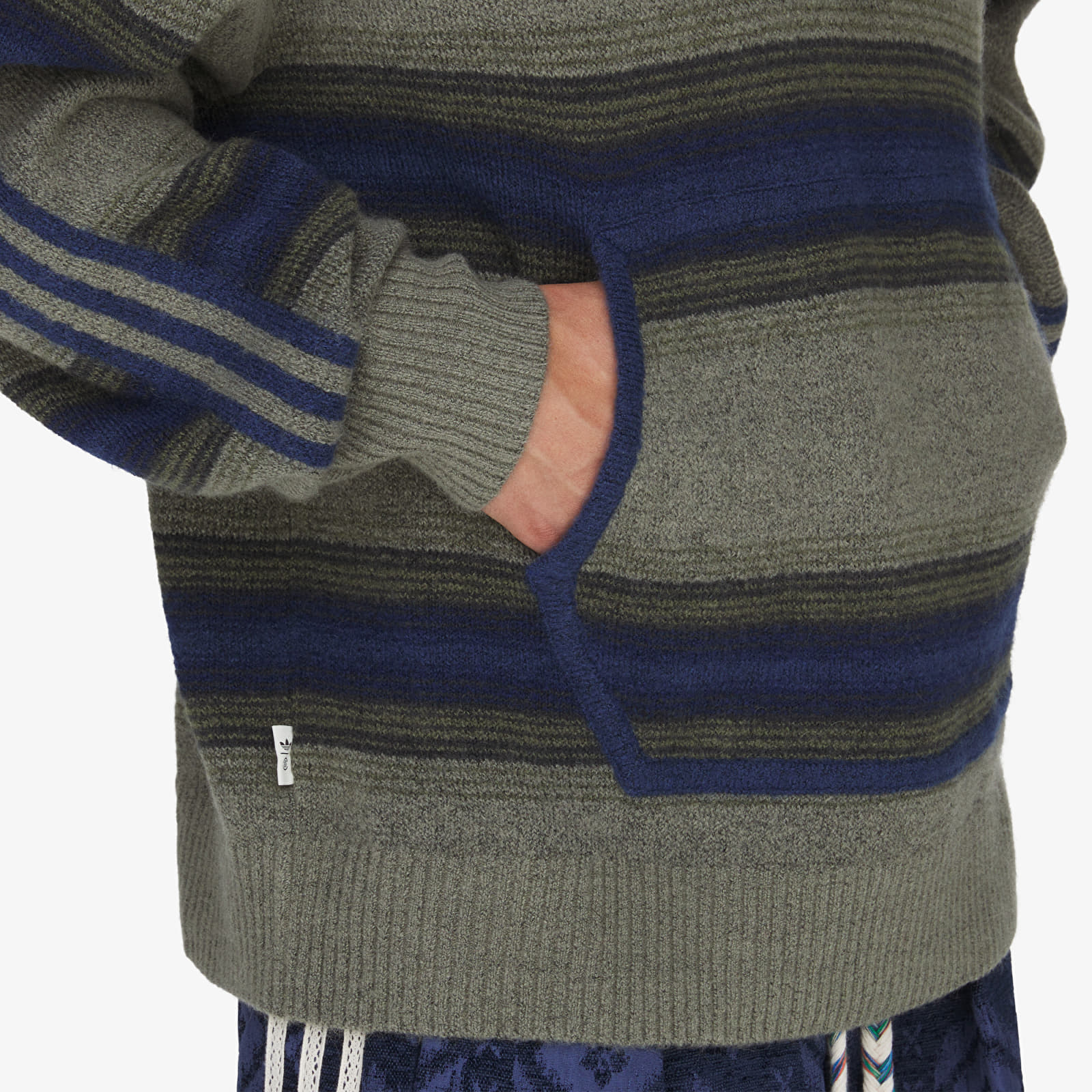 Jachete pentru bărbați adidas x Clot Baja Jacket By Edison Chen UNISEX Trace Khaki/ Tech Indigo