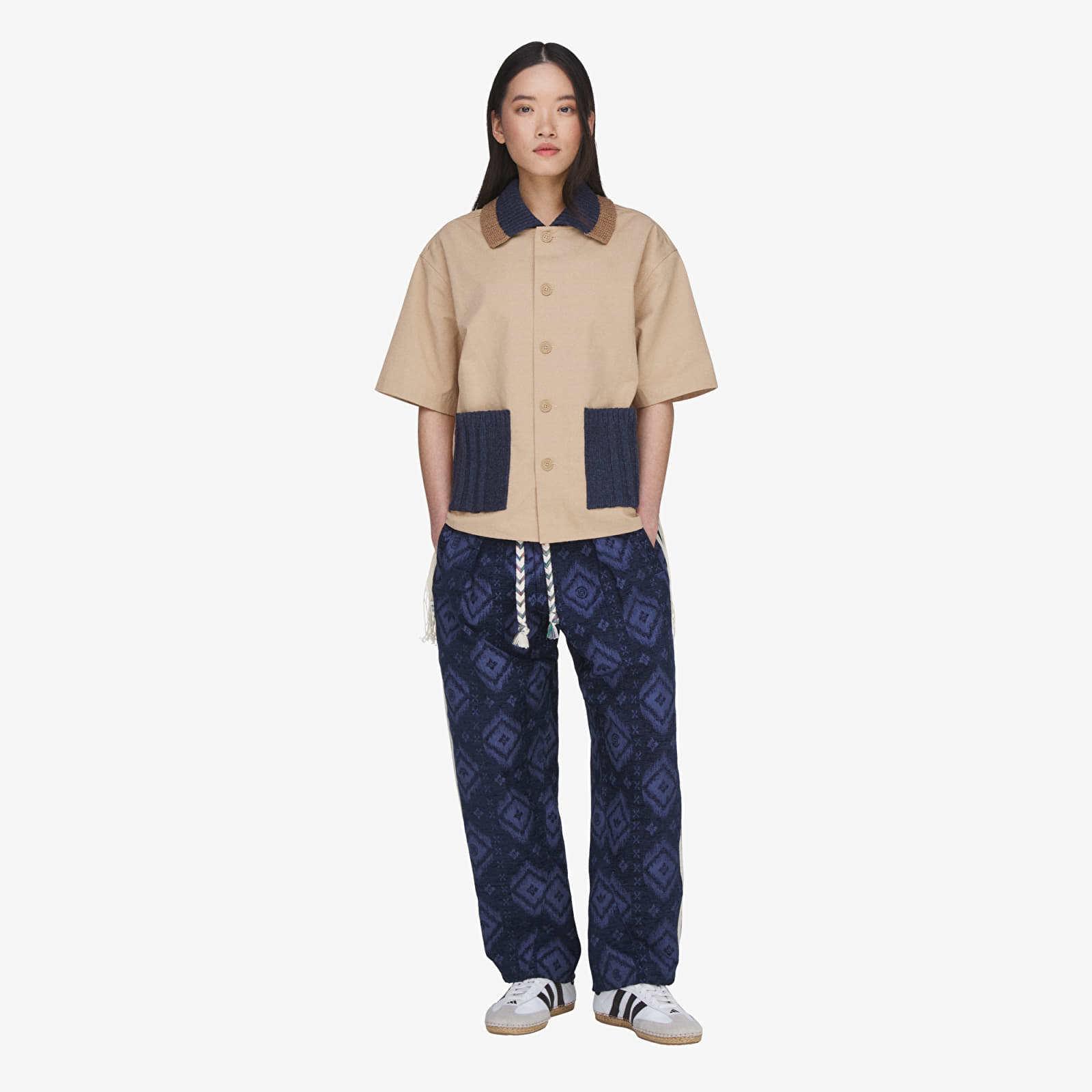 Srajce  adidas x Clot Ss Guayabera By Edison Chen Shirt UNISEX Warm Sandstone