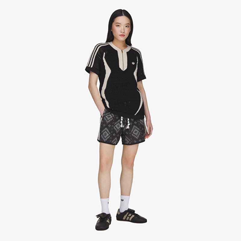 Marškinėliai adidas x Clot Knit Jersey By Edison Chen UNISEX Black/ Wonder White