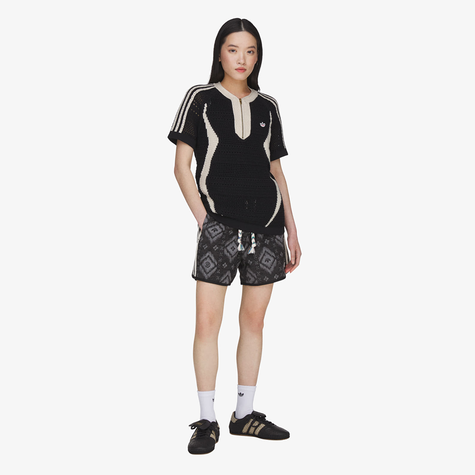 Jerseys adidas x Clot Knit Jersey By Edison Chen UNISEX Black/ Wonder White
