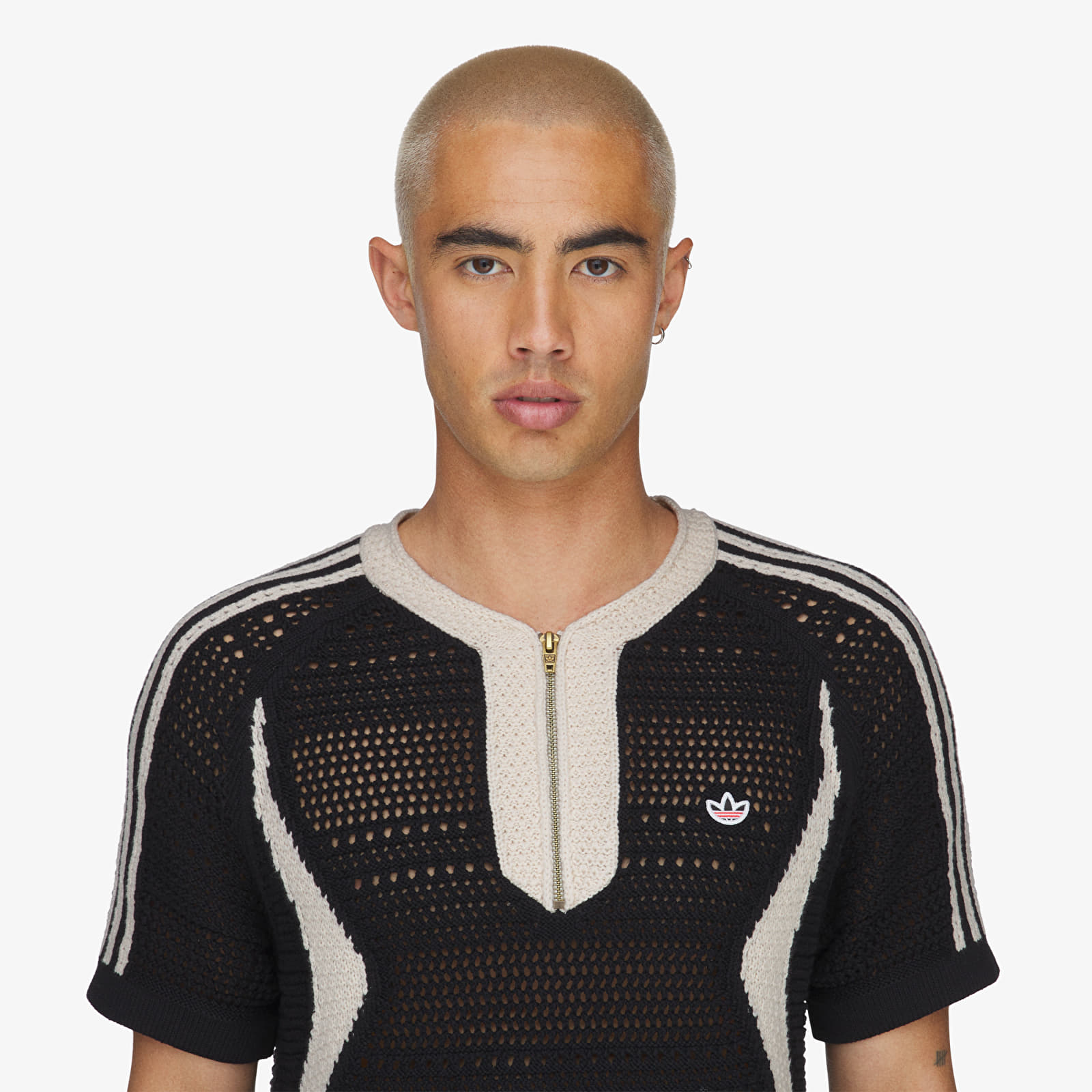Jerseys adidas x Clot Knit Jersey By Edison Chen UNISEX Black/ Wonder White
