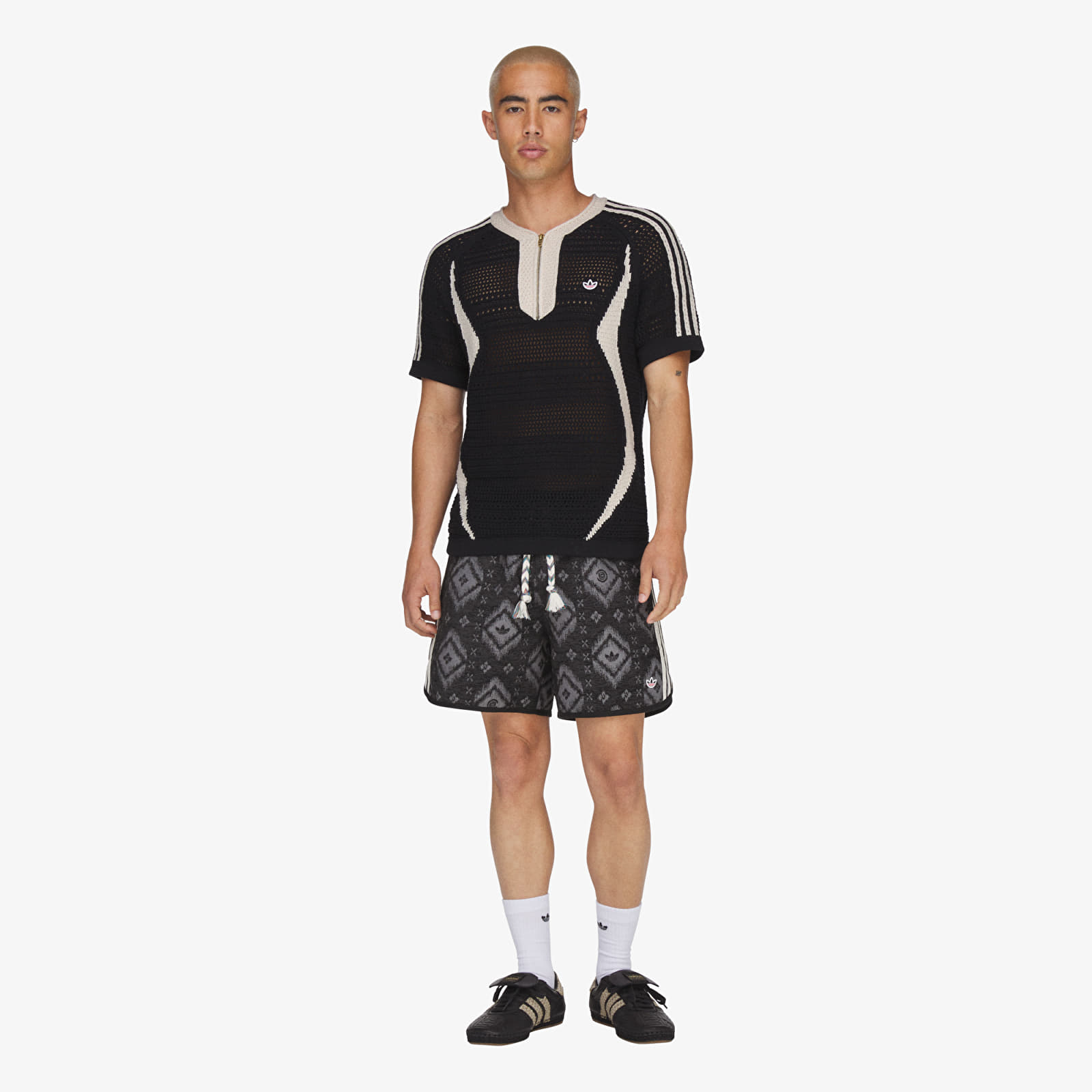 Jerseys adidas x Clot Knit Jersey By Edison Chen UNISEX Black/ Wonder White