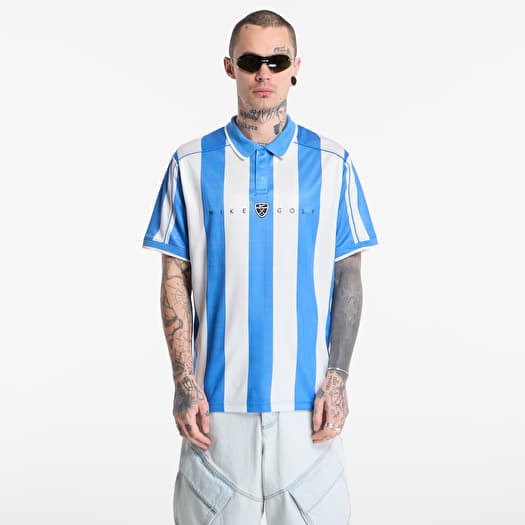 T-paita Nike Fairway Fresh Men's Dri-FIT Loose Short-Sleeve Golf Polo Pacific Blue/ Pacific Blue