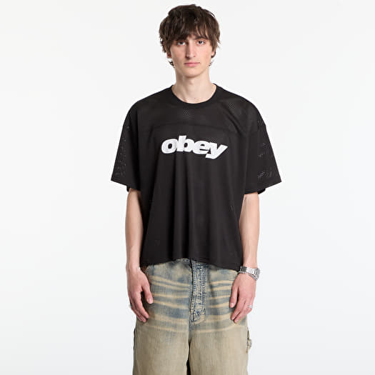 T-shirt OBEY Practice Jersey Ss Black