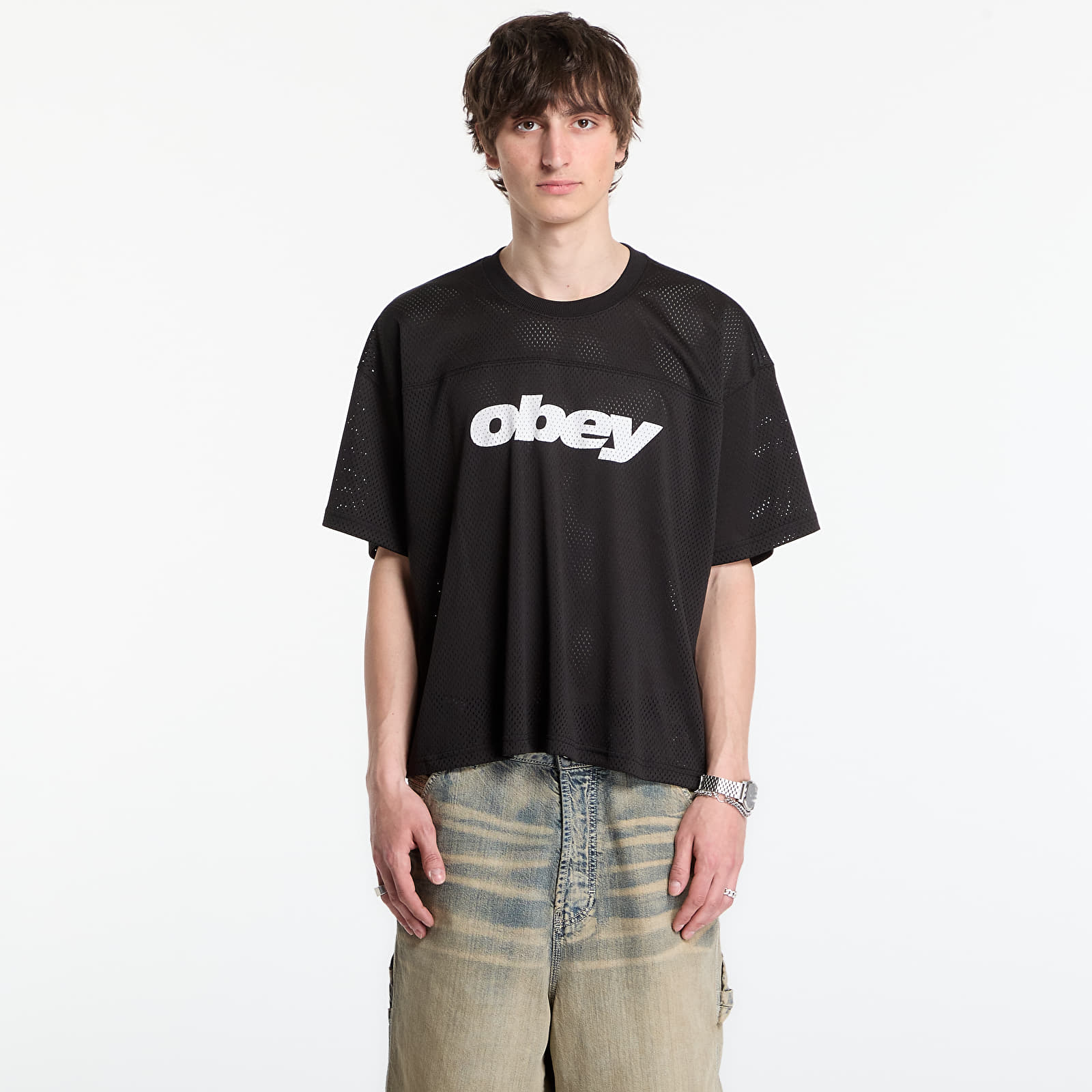 T-shirts OBEY Practice Jersey Ss Black