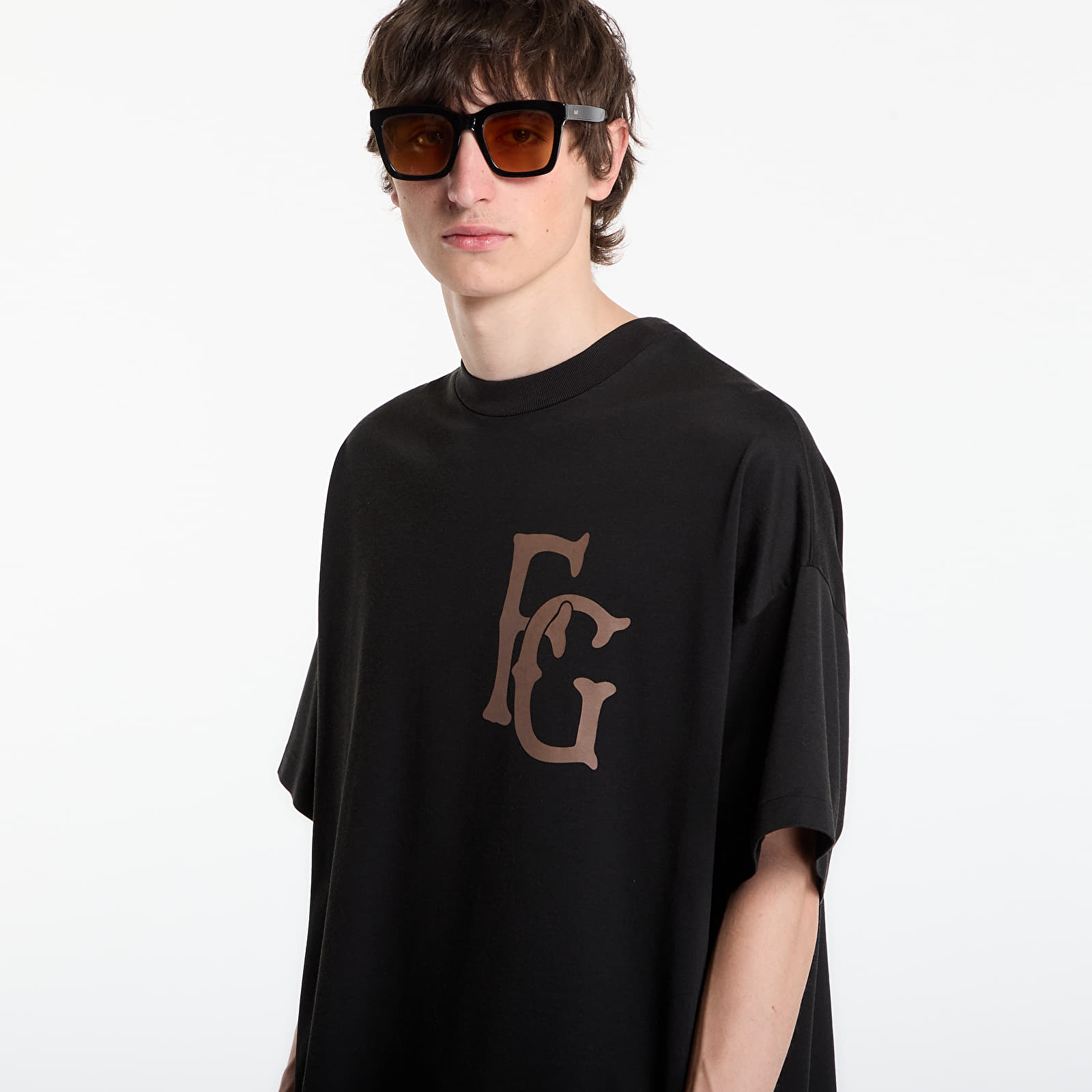 Männer T-Shirts Fear Of God Essentials Cotton Rayon "43" Ss Tee Black