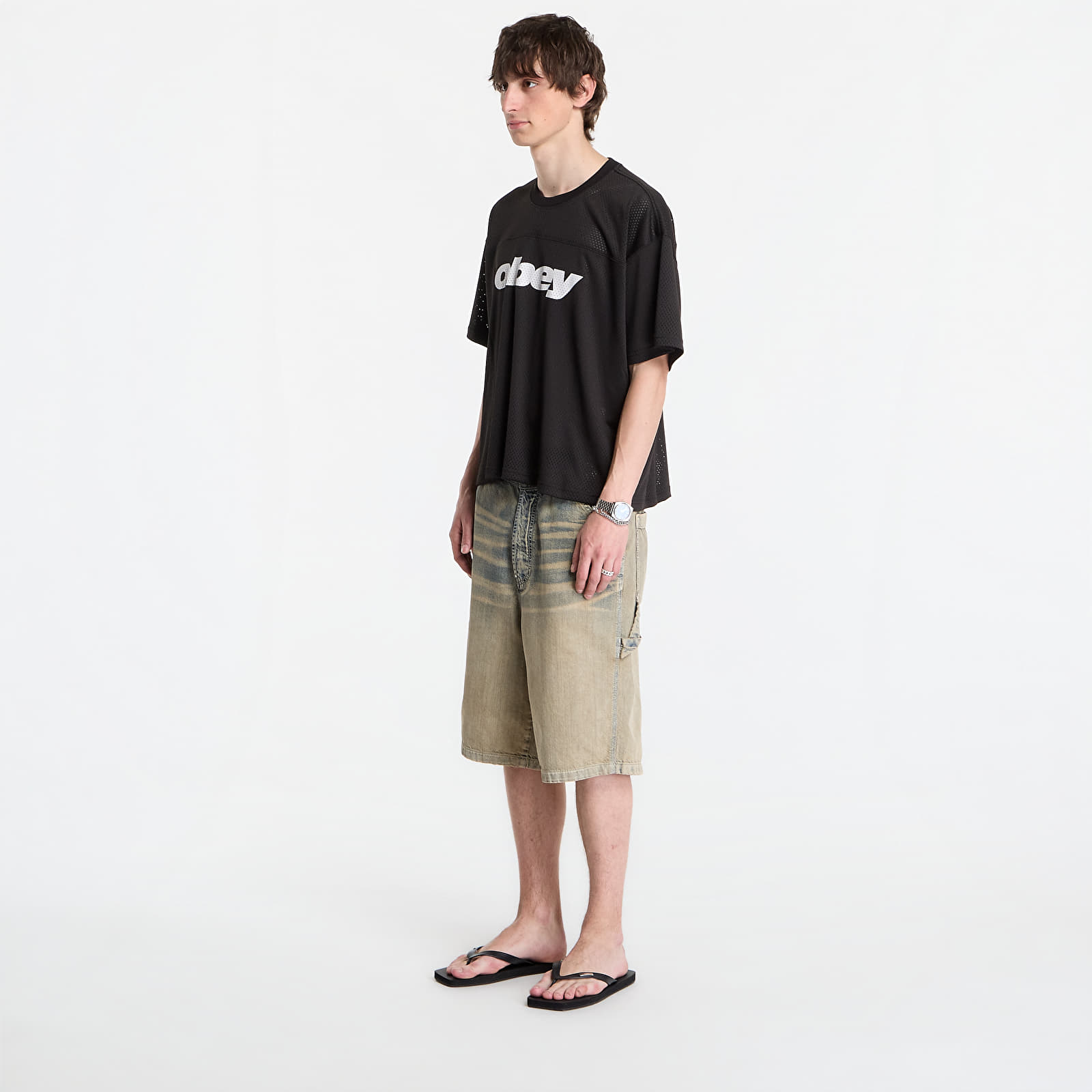 T-shirts OBEY Practice Jersey Ss Black