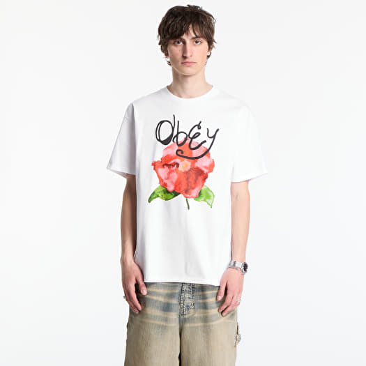 Футболка OBEY Watercolor Poppy White