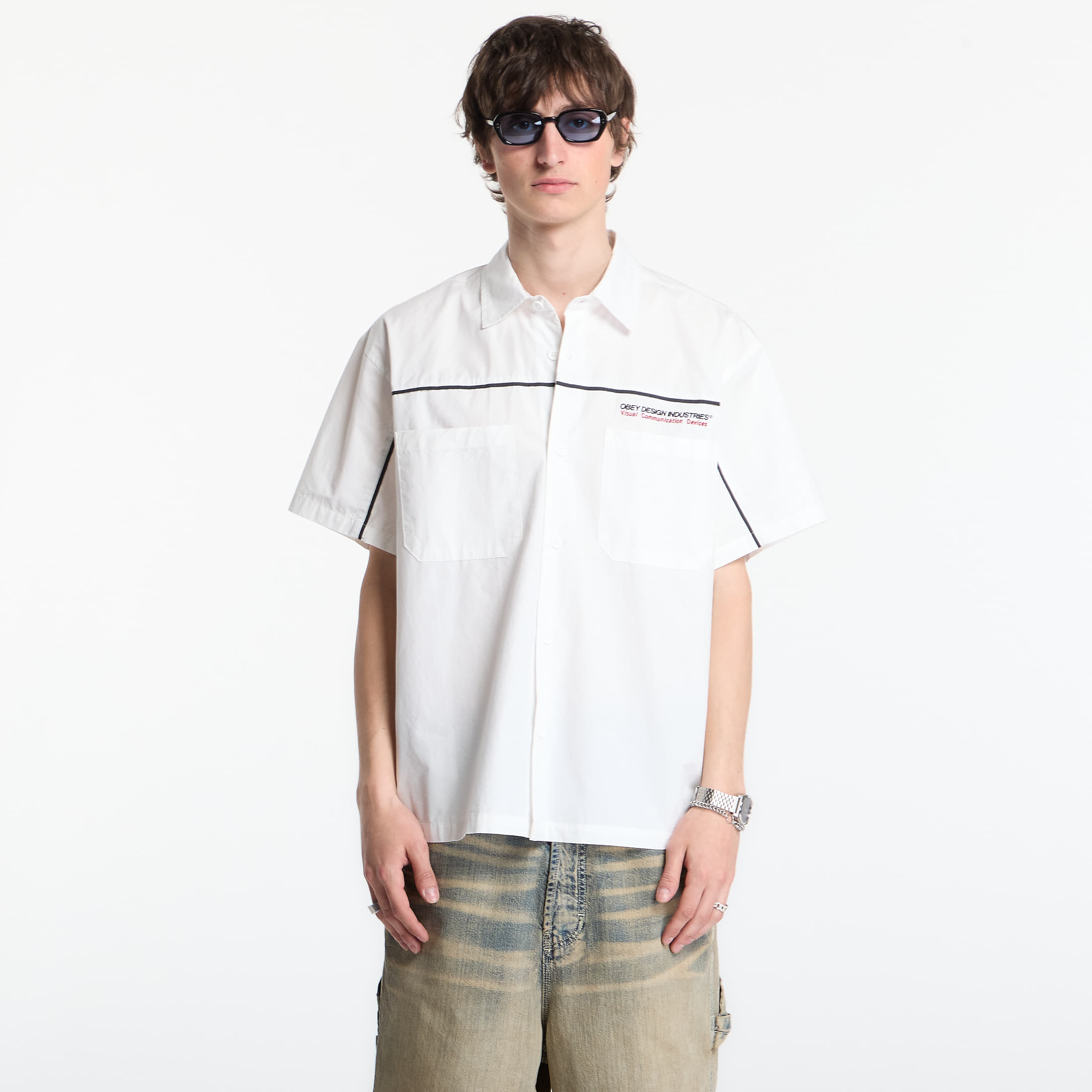 Риза OBEY Camber Woven White L