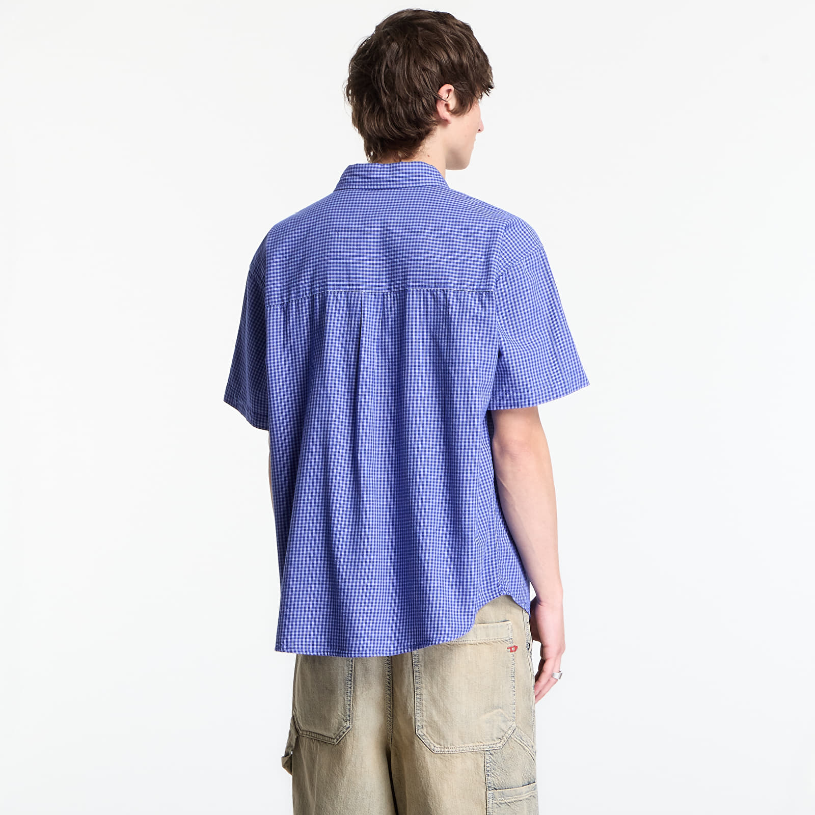 Camisas OBEY Bigwig Frank Woven Surf Blue Multi