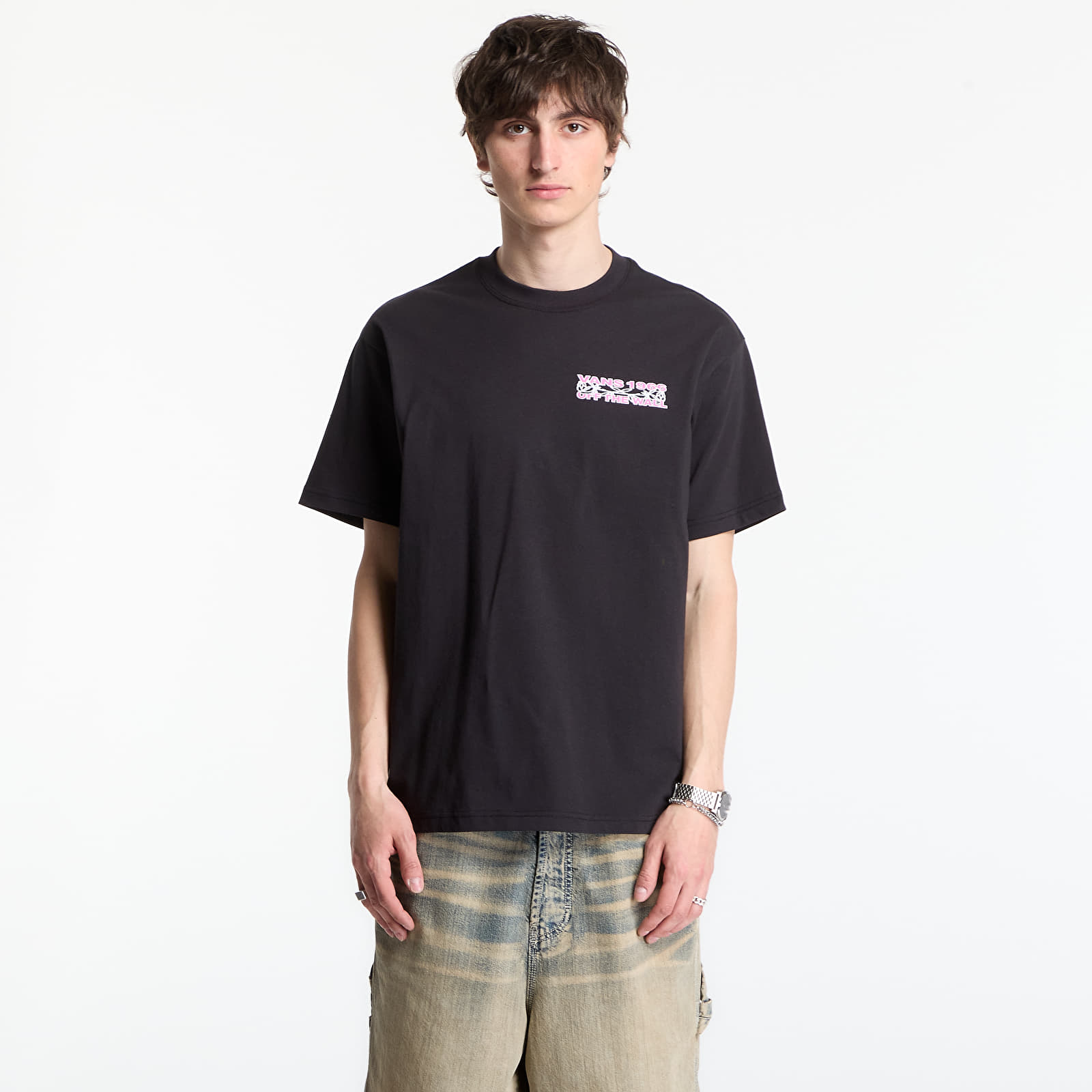 T-shirts Vans Barb Plate Loose SS Tee Black