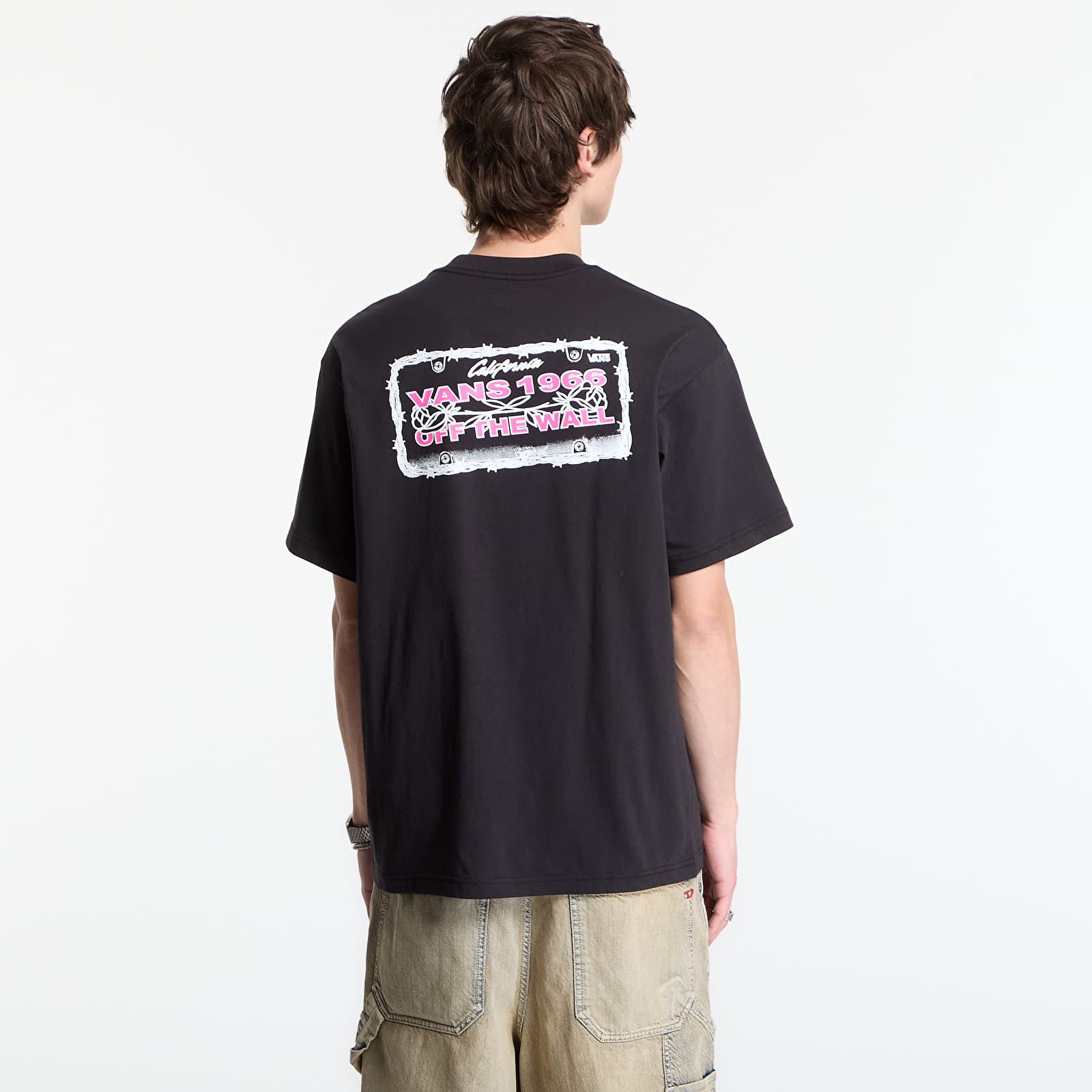 T-shirts Vans Barb Plate Loose SS Tee Black