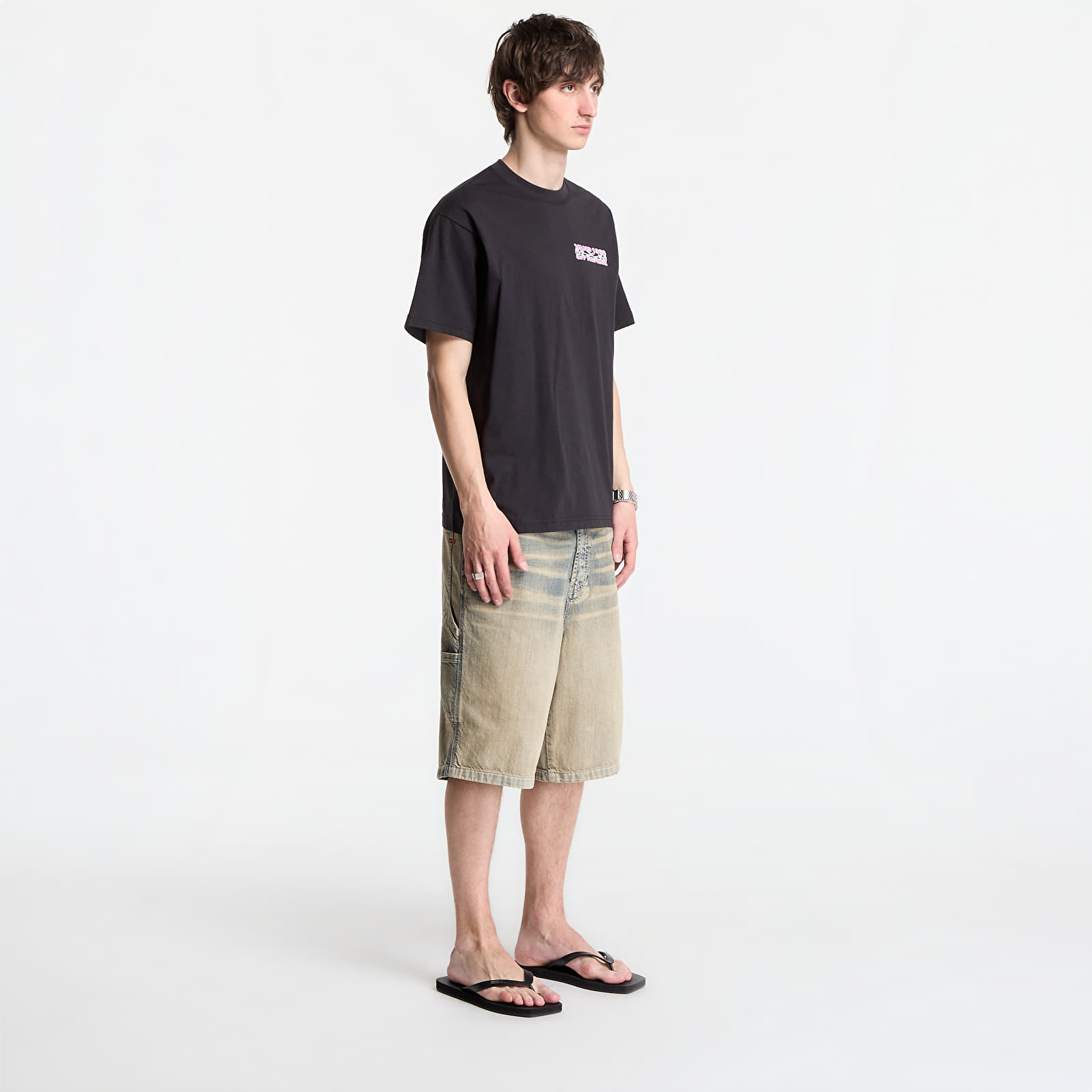 T-shirts Vans Barb Plate Loose SS Tee Black