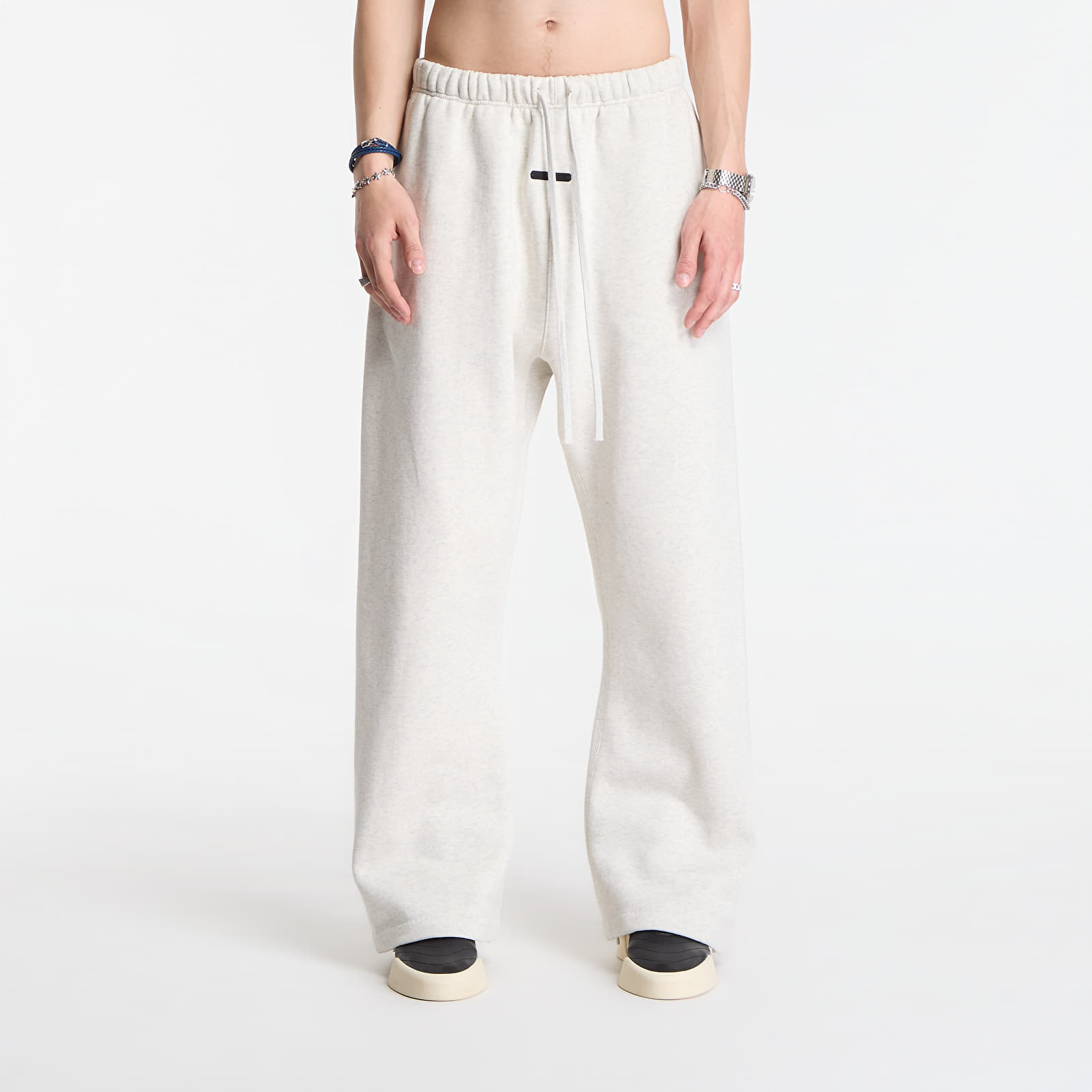 Tepláky Fear of God Essentials Signature Classic Fit Flare Sweatpants Oatmeal Heather/ Light Heather