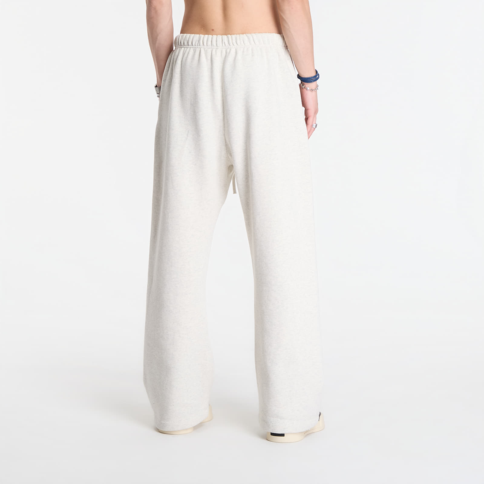 Tepláky Fear of God Essentials Signature Classic Fit Flare Sweatpants Oatmeal Heather/ Light Heather